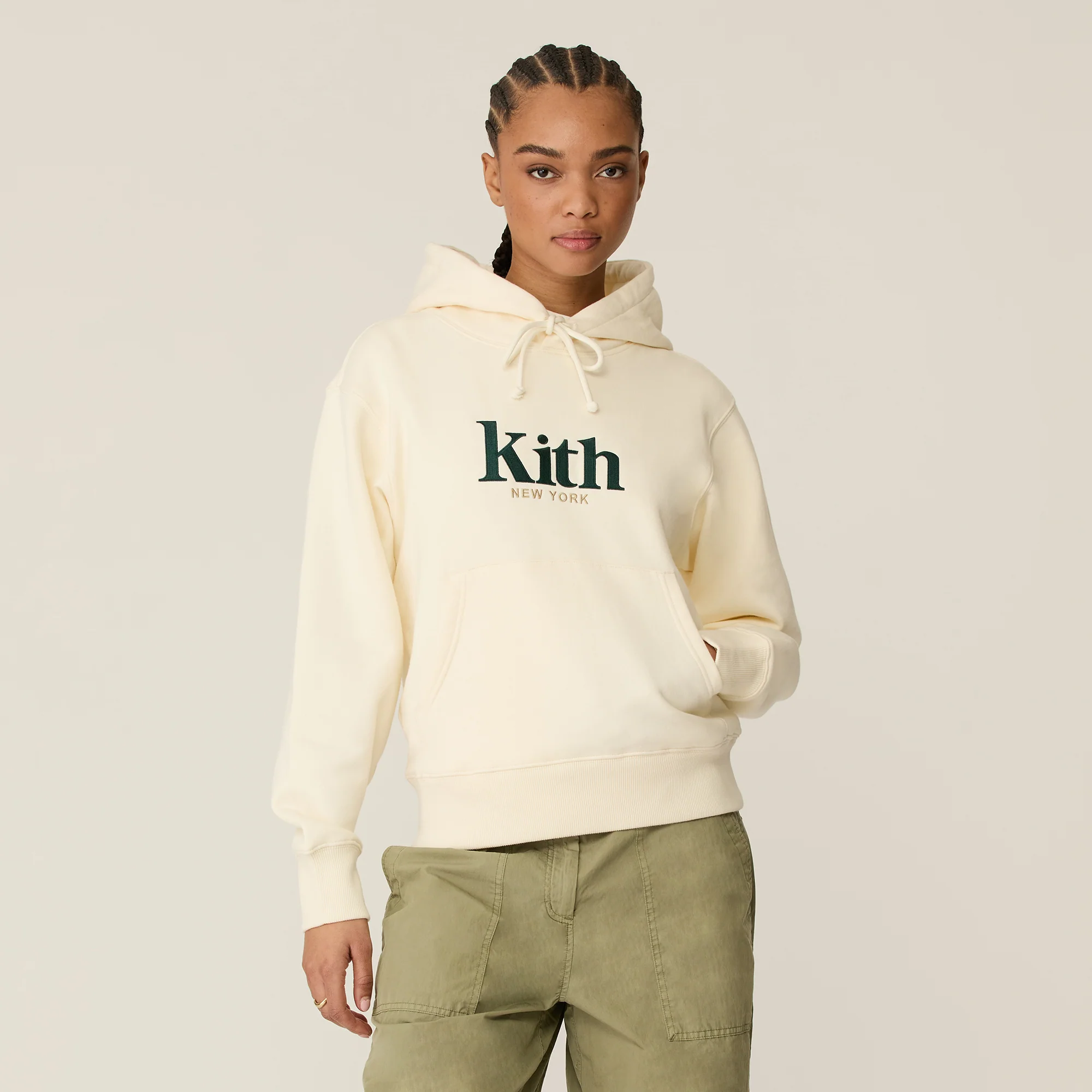 Kith Women Jane New York Hoodie II - Sandrift - Image 2