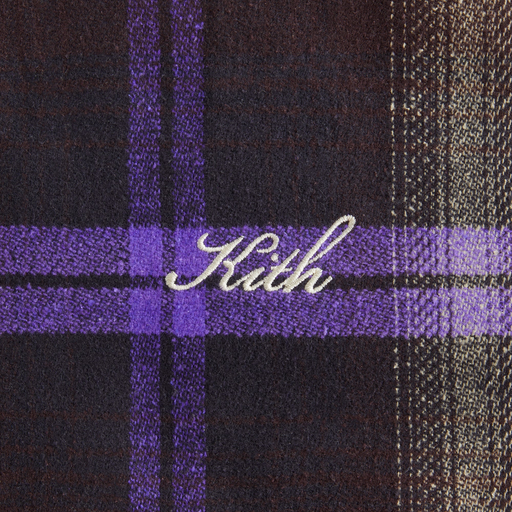 Kith Women Corwin Flannel Coach Zip - Incognito - Image 5