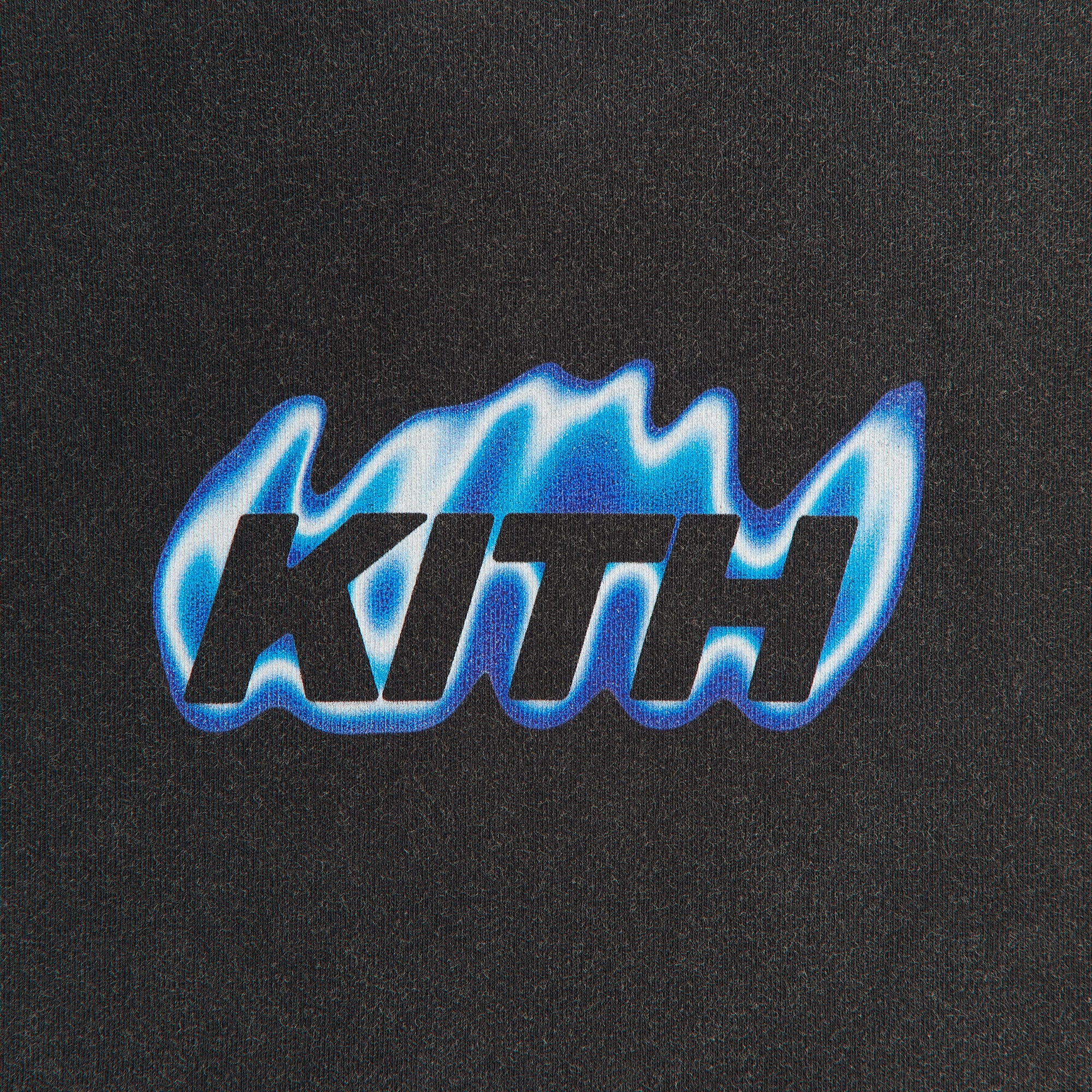 Kith Women Flame Mulberry Vintage Tee - Black - Image 3