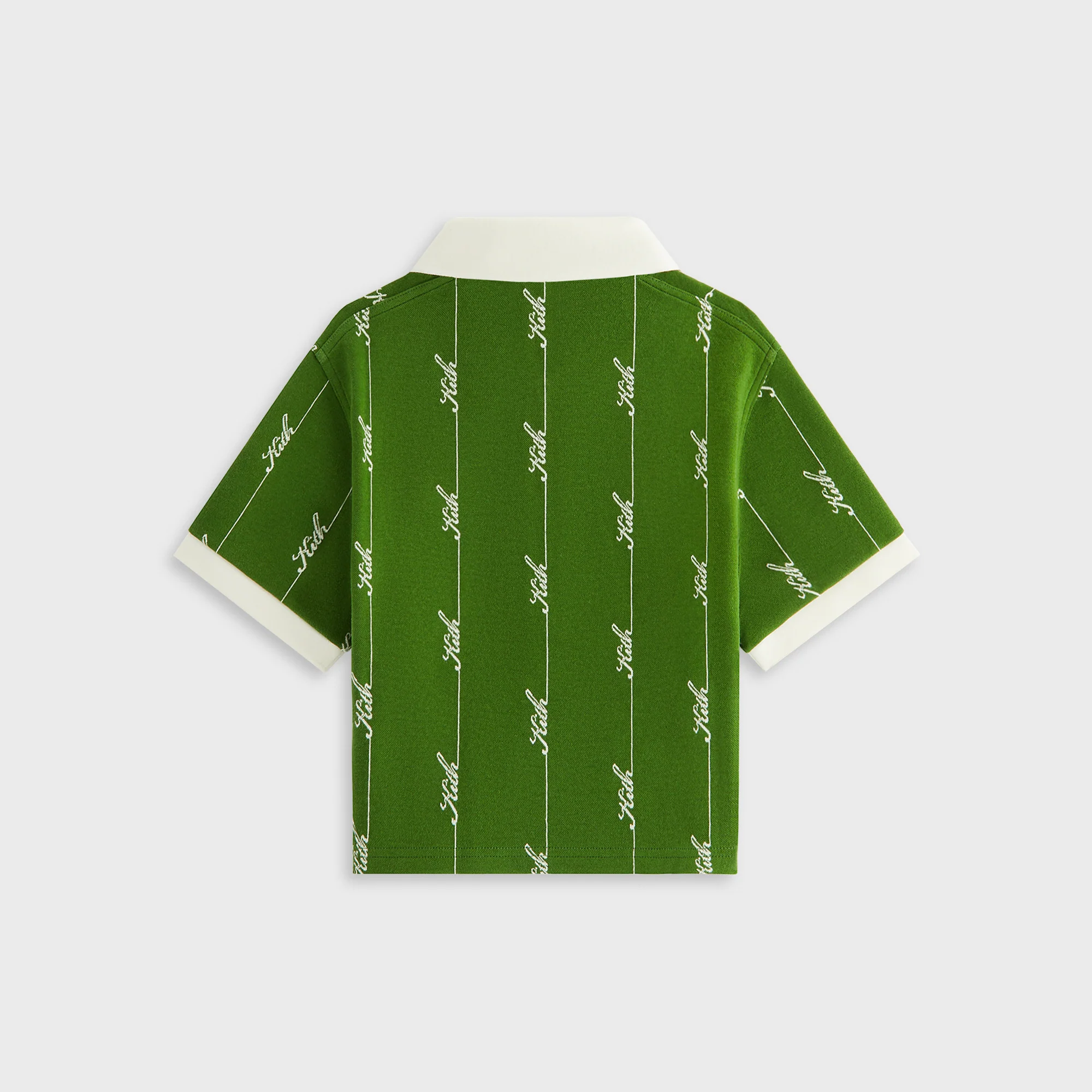 Kith Women Taylen Pique Logo Knit Polo - Turf - Image 4