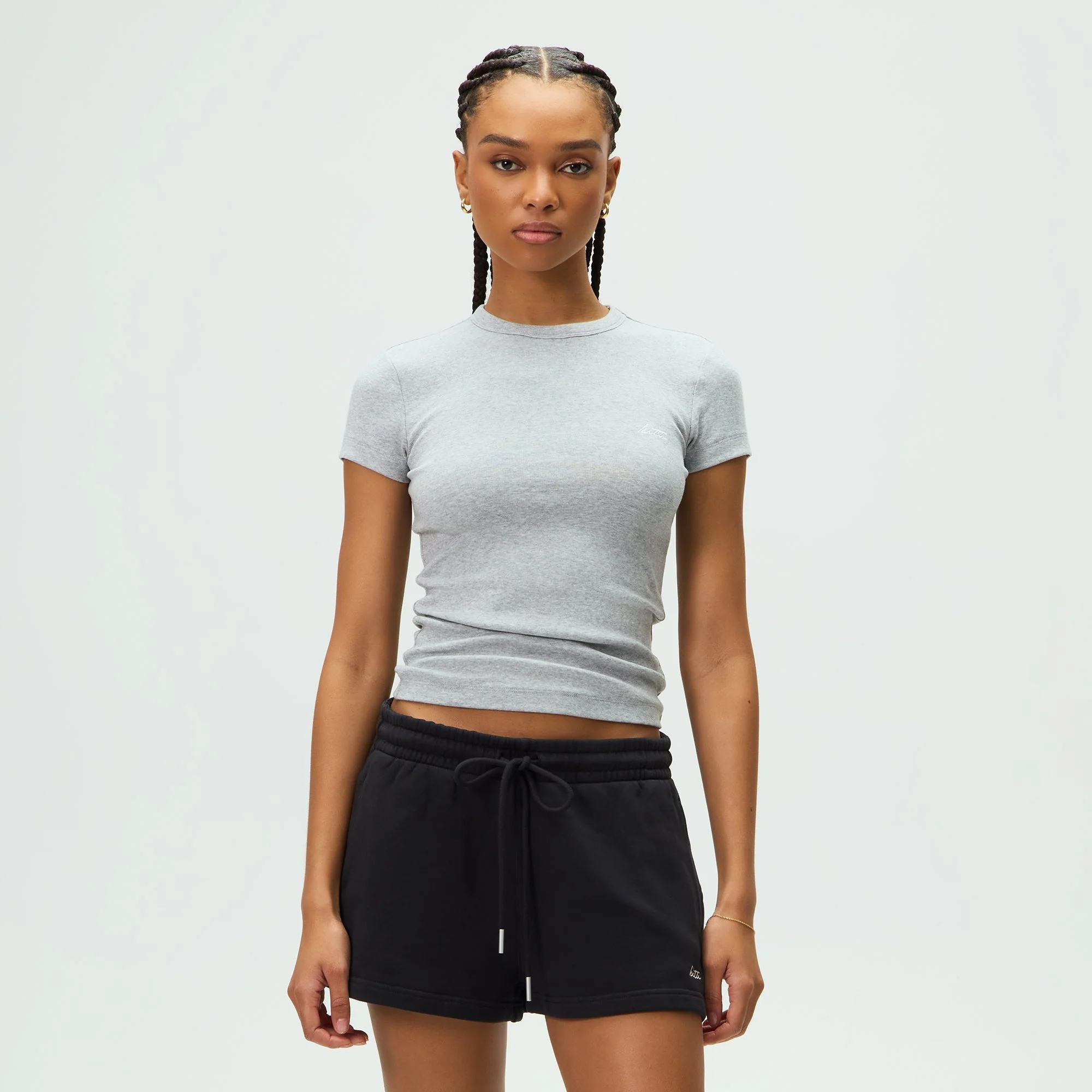Kith Women Mulberry IV Tee - Cool Heather Grey - Image 2