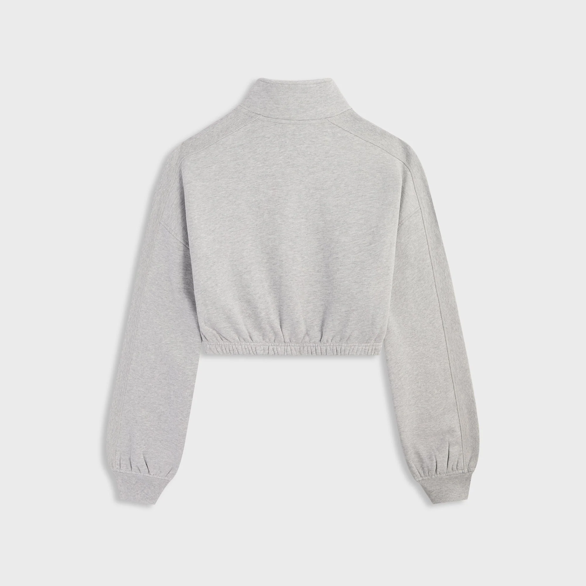 Kith Women Blair Quarter Zip - Cool Heather Grey - Image 3