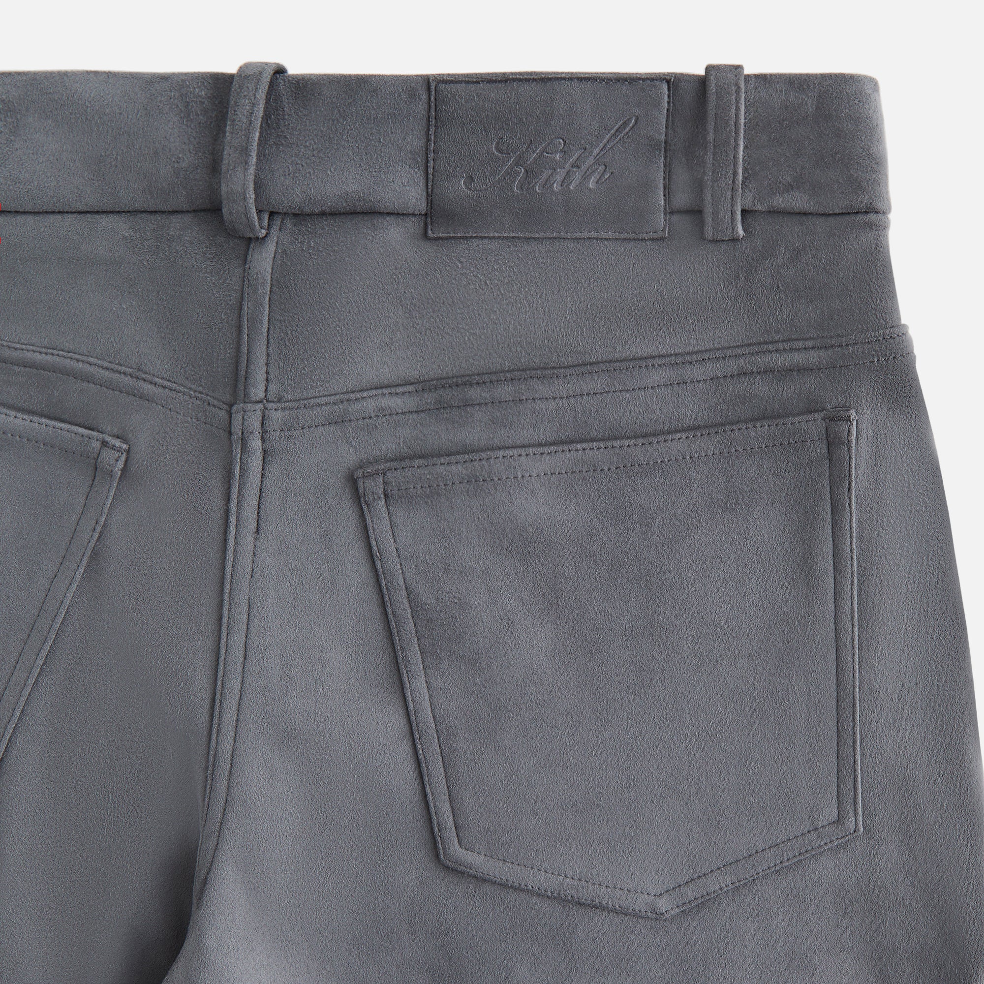 Kith Women Miren Microsuede Five Pocket Pant - Asteroid - Image 6
