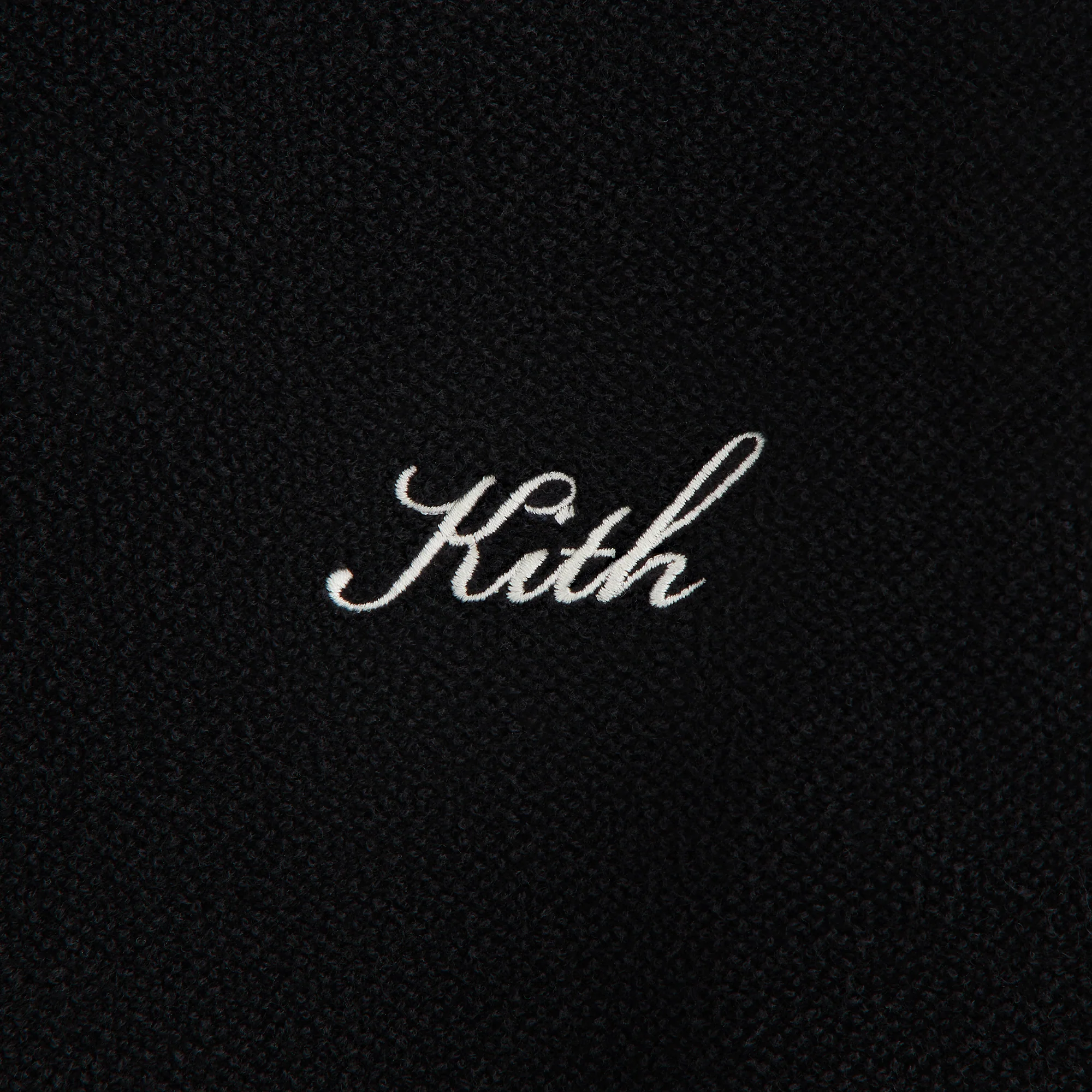 Kith Women Adley Shrunken Sweater Hoodie - Black - Image 4