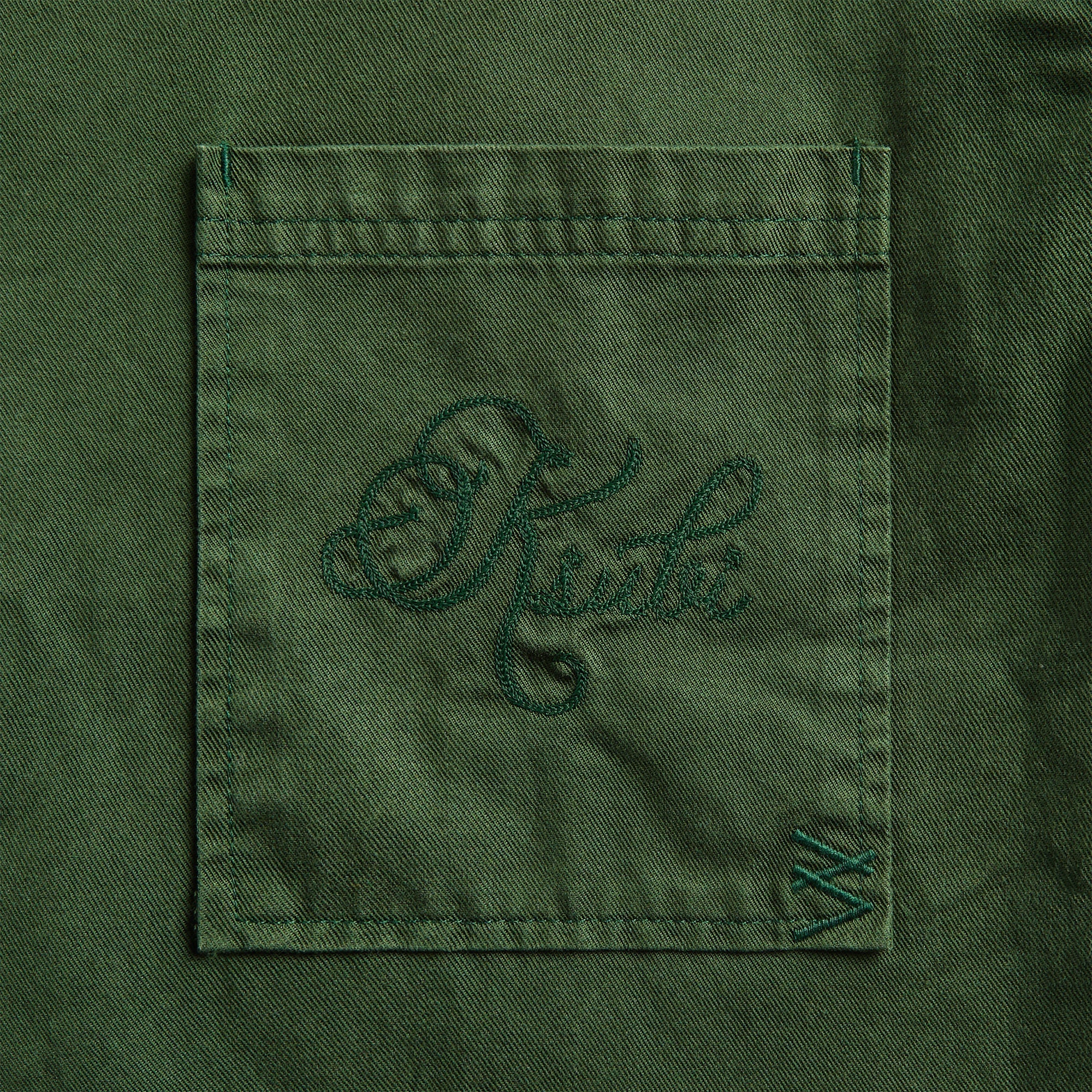 Ksubi Kursed Diner Short Sleeve Shirt - Hash Green - Image 3