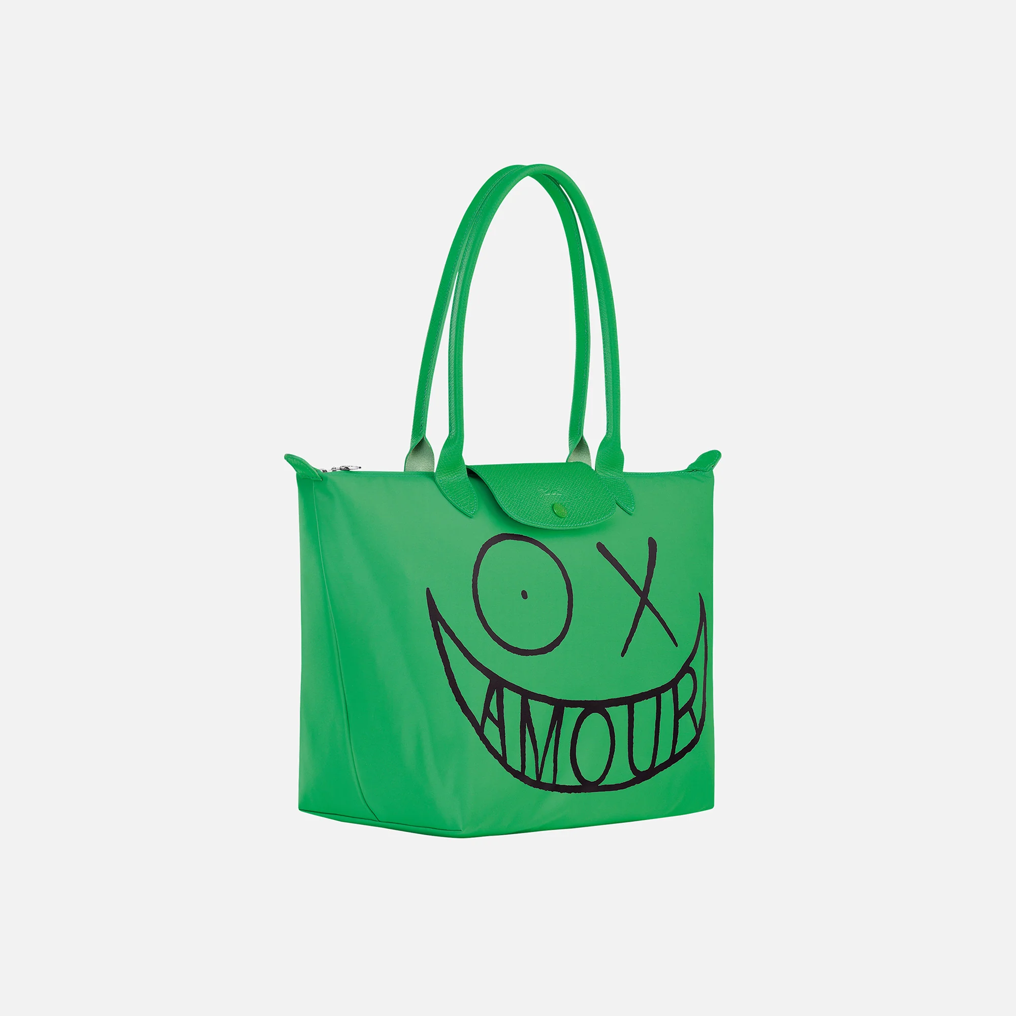 Longchamp x Andre Mr. A Love Shopping Bag Large - Green - Image 2
