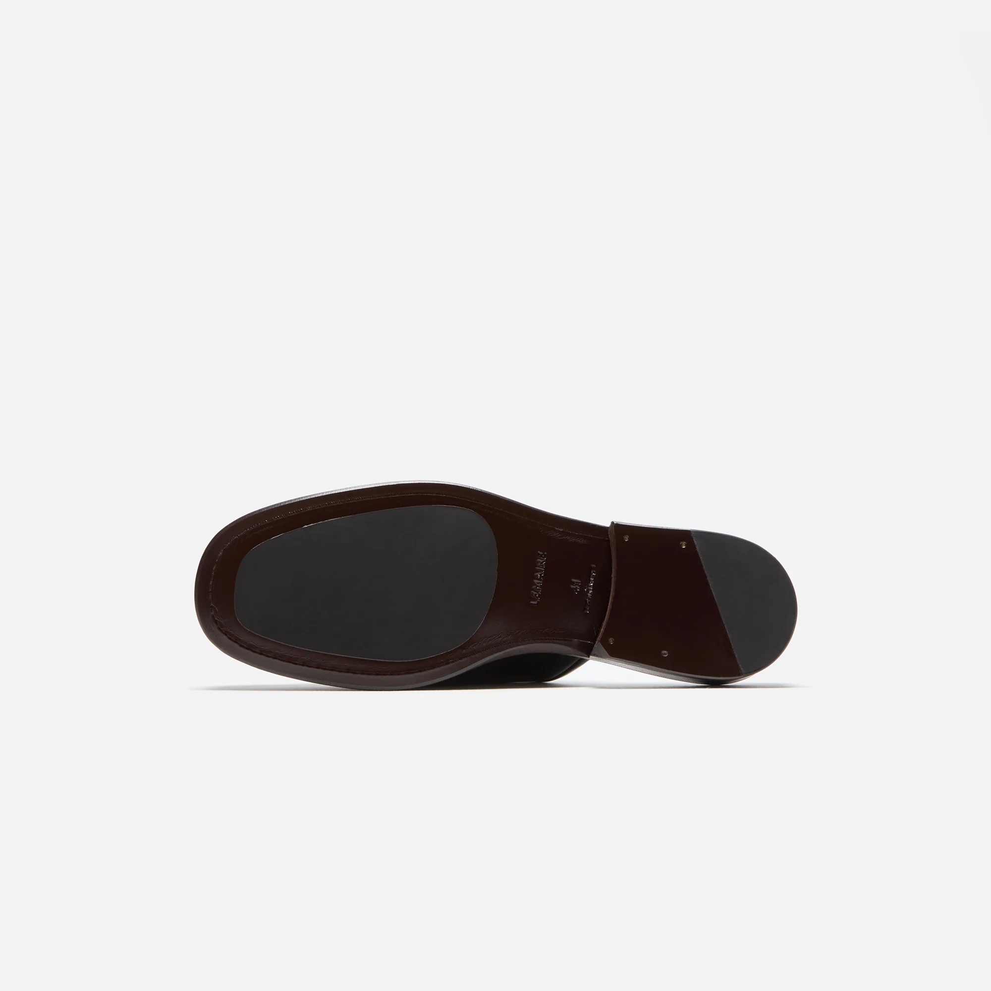 Lemaire Square Mule - Black - Image 6