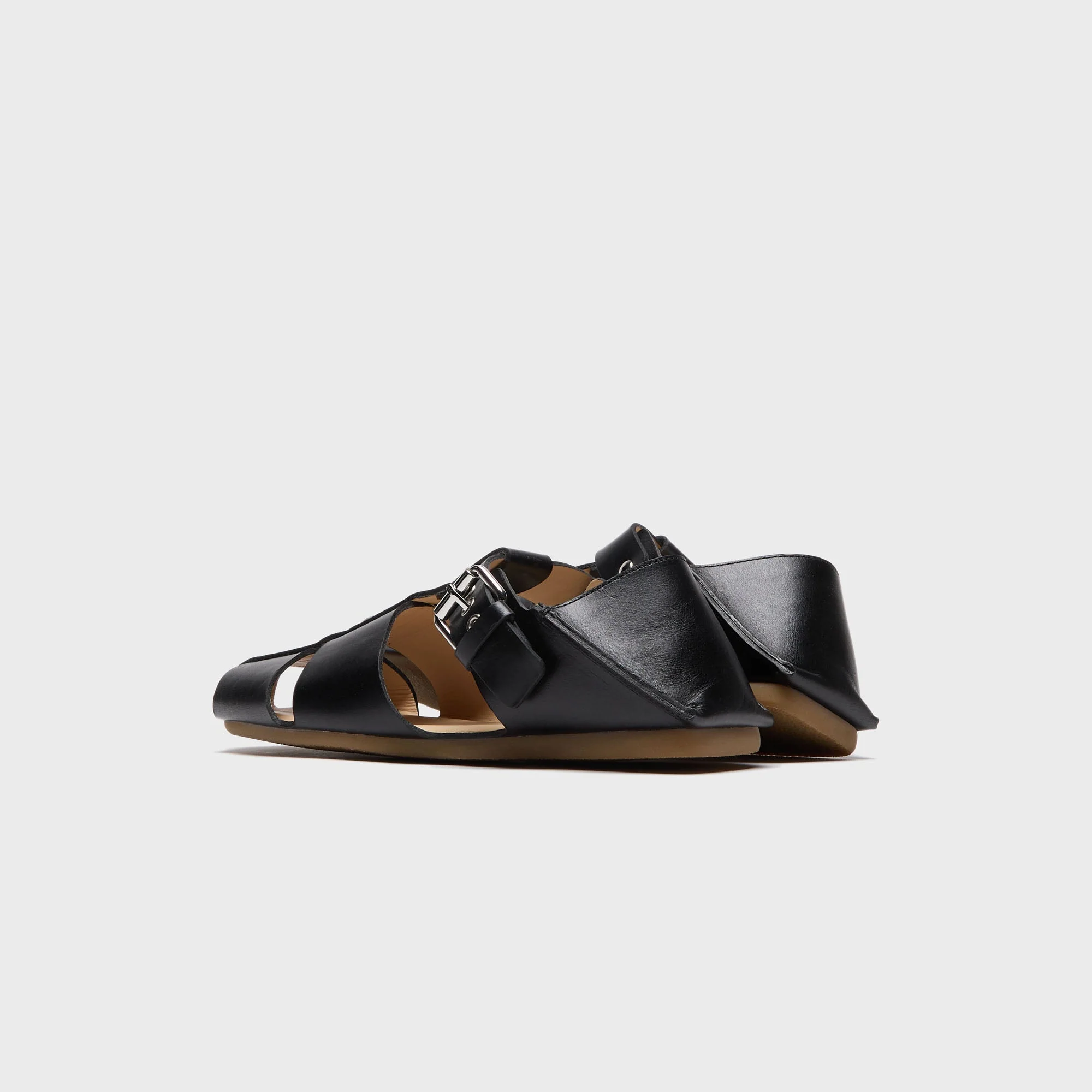 Lemaire Fisherman Slip-On Sandals - Black - Image 3