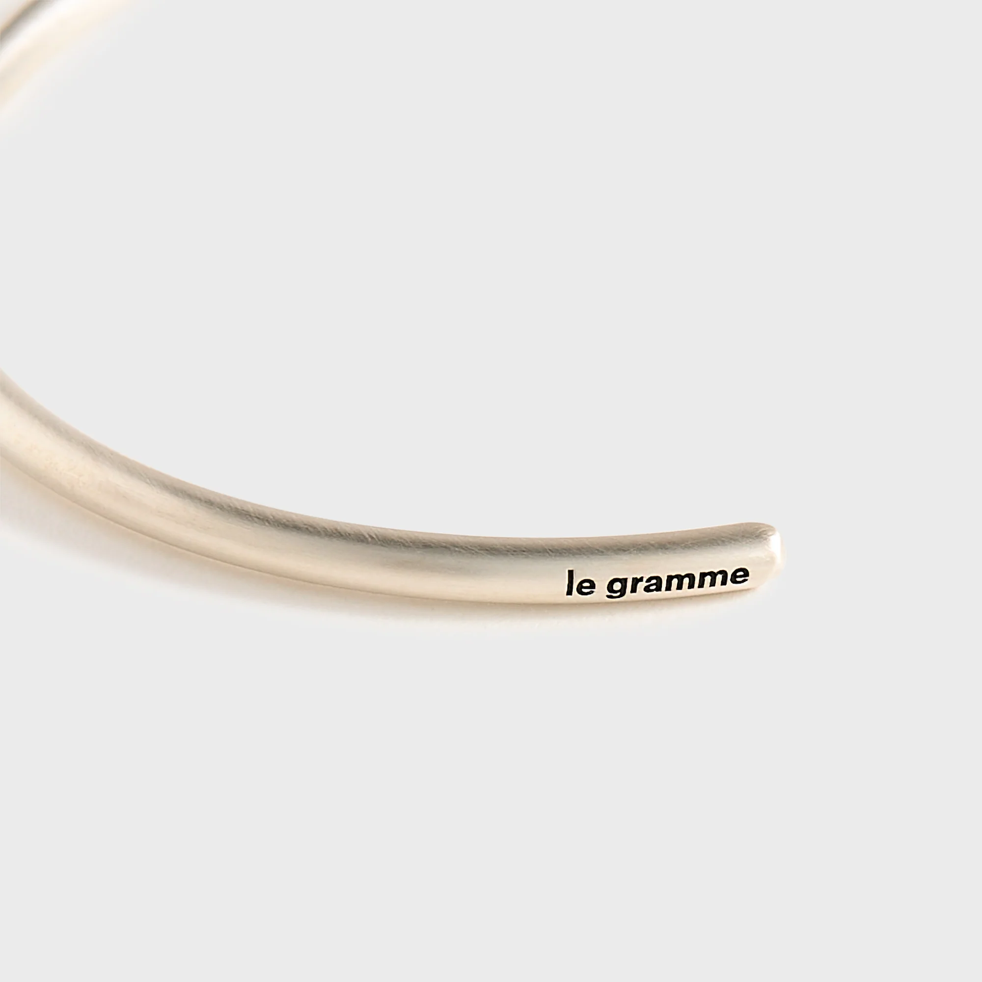 Le Gramme 7g Brushed Sterling Silver Bangle Bracelet - Silver - Image 3