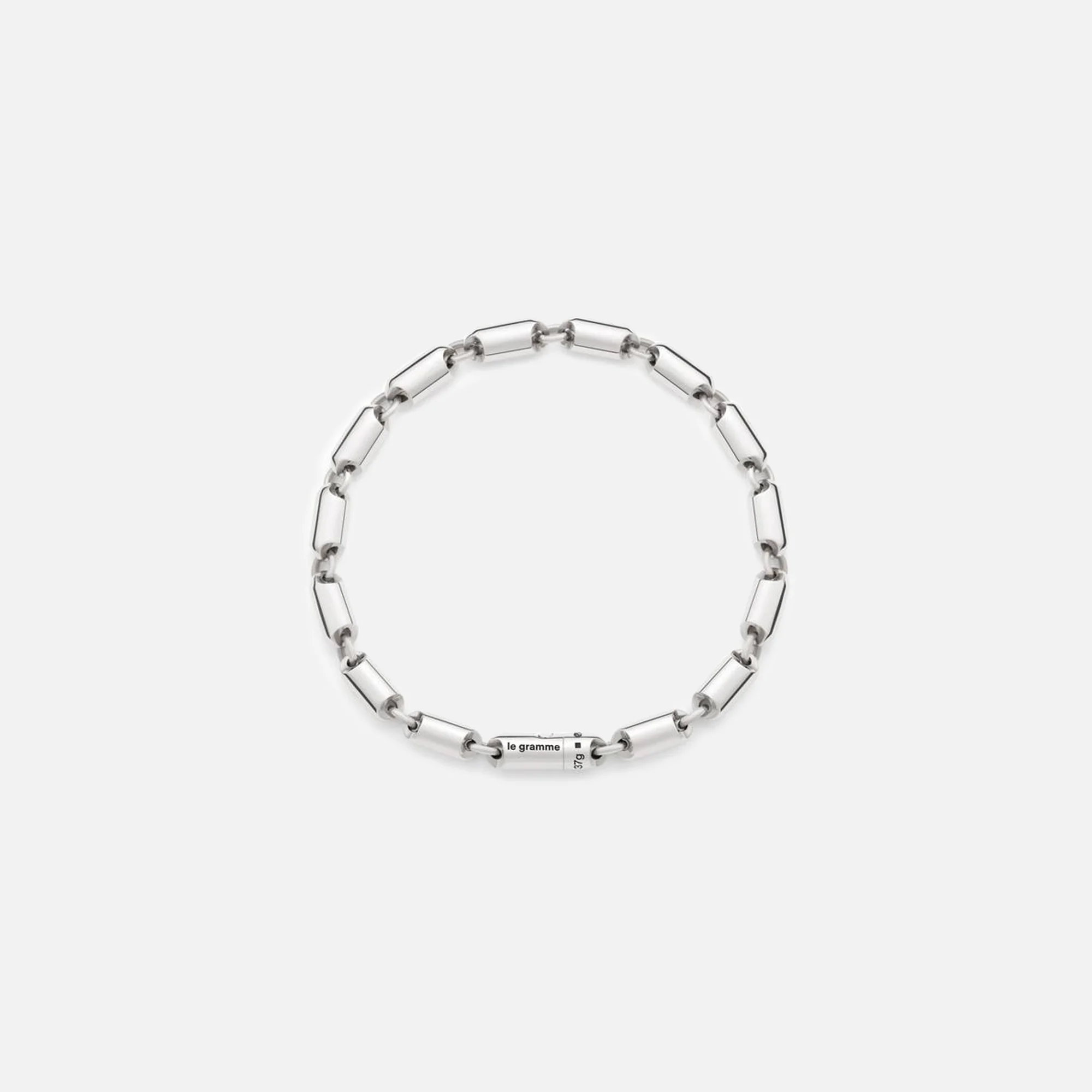 Le Gramme 25g Polished Sterling Silver Segment Bracelet - Silver - Image 2
