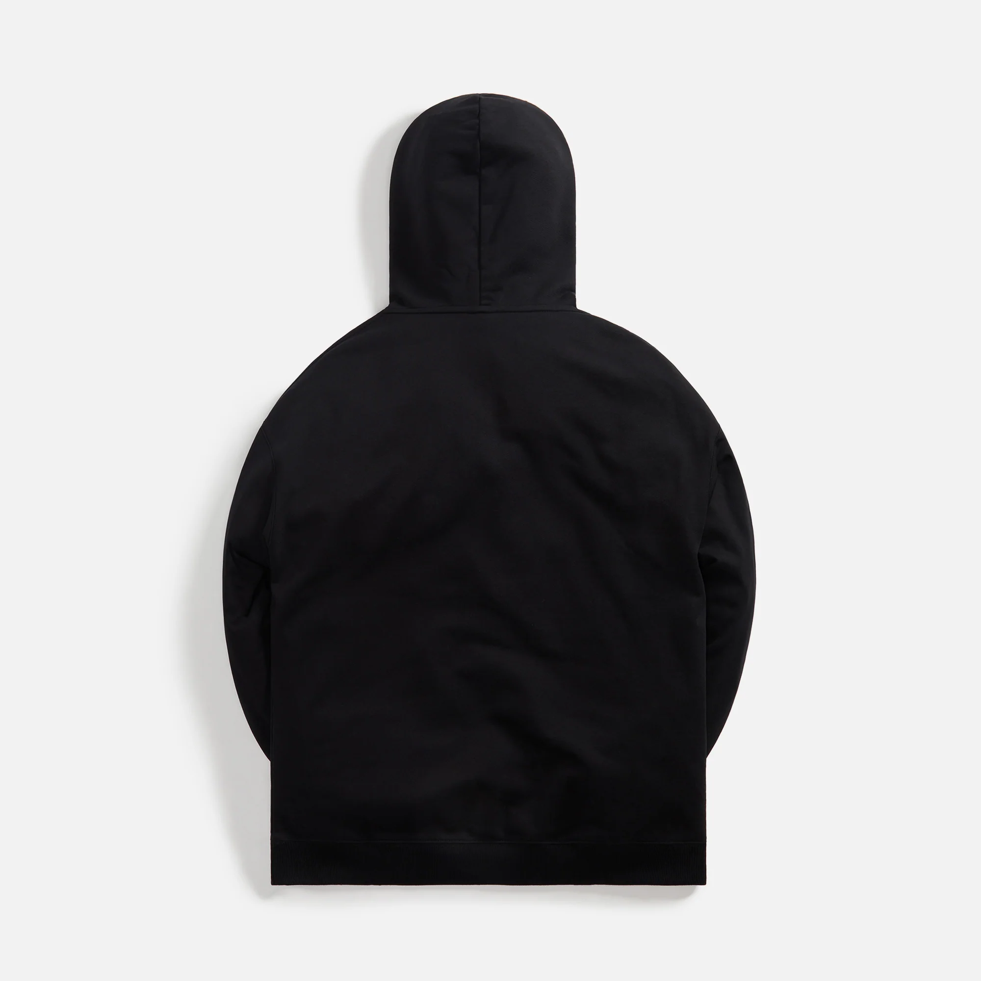Loewe Anagram Leather Patch Hoodie - Black - Image 2