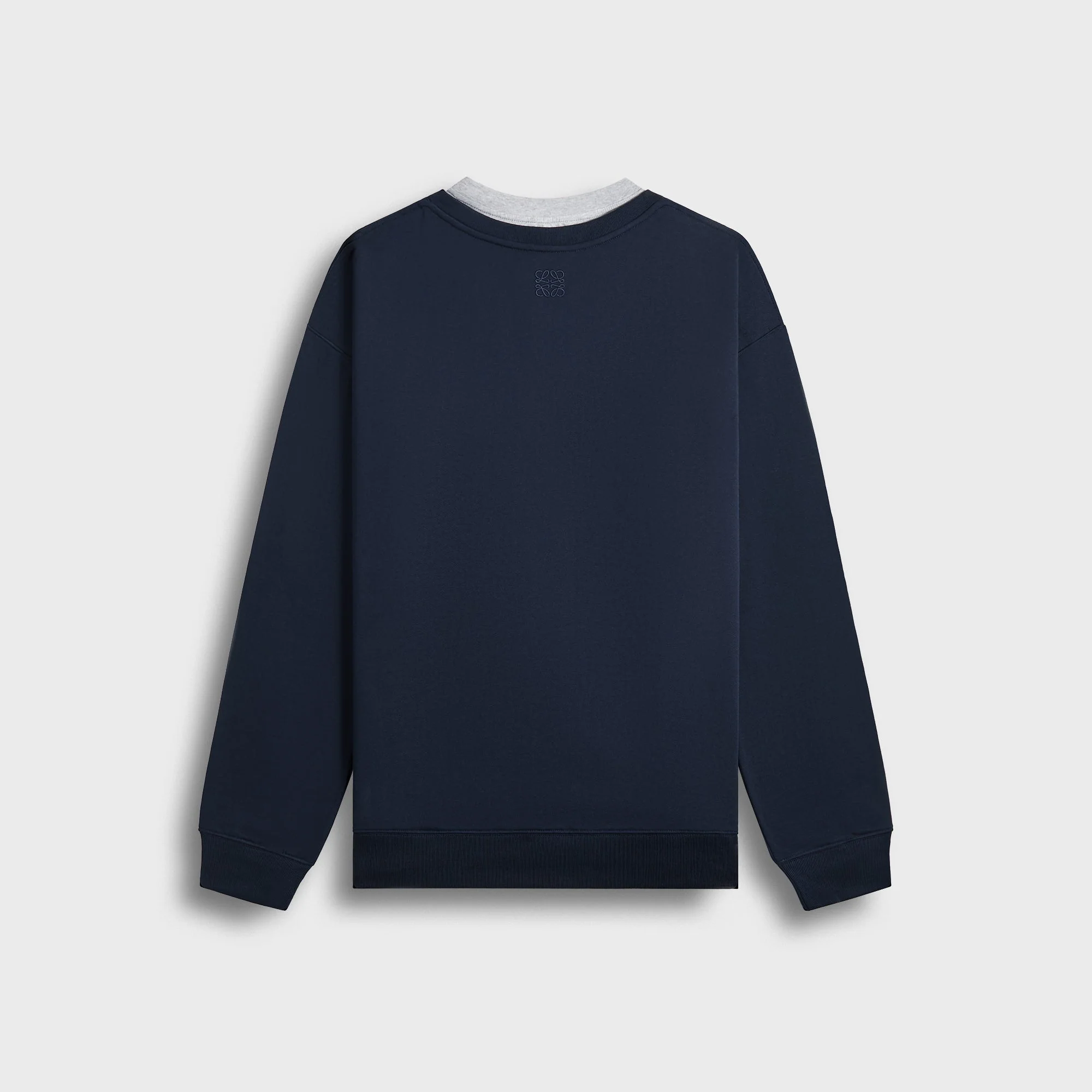 Loewe V-Neck Sweatshirt - Dark Navy Blue - Image 2