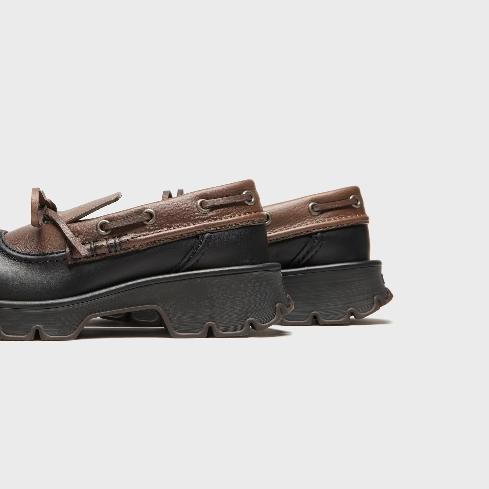 Loewe Bobby Derby - Black / Cacao - Image 3