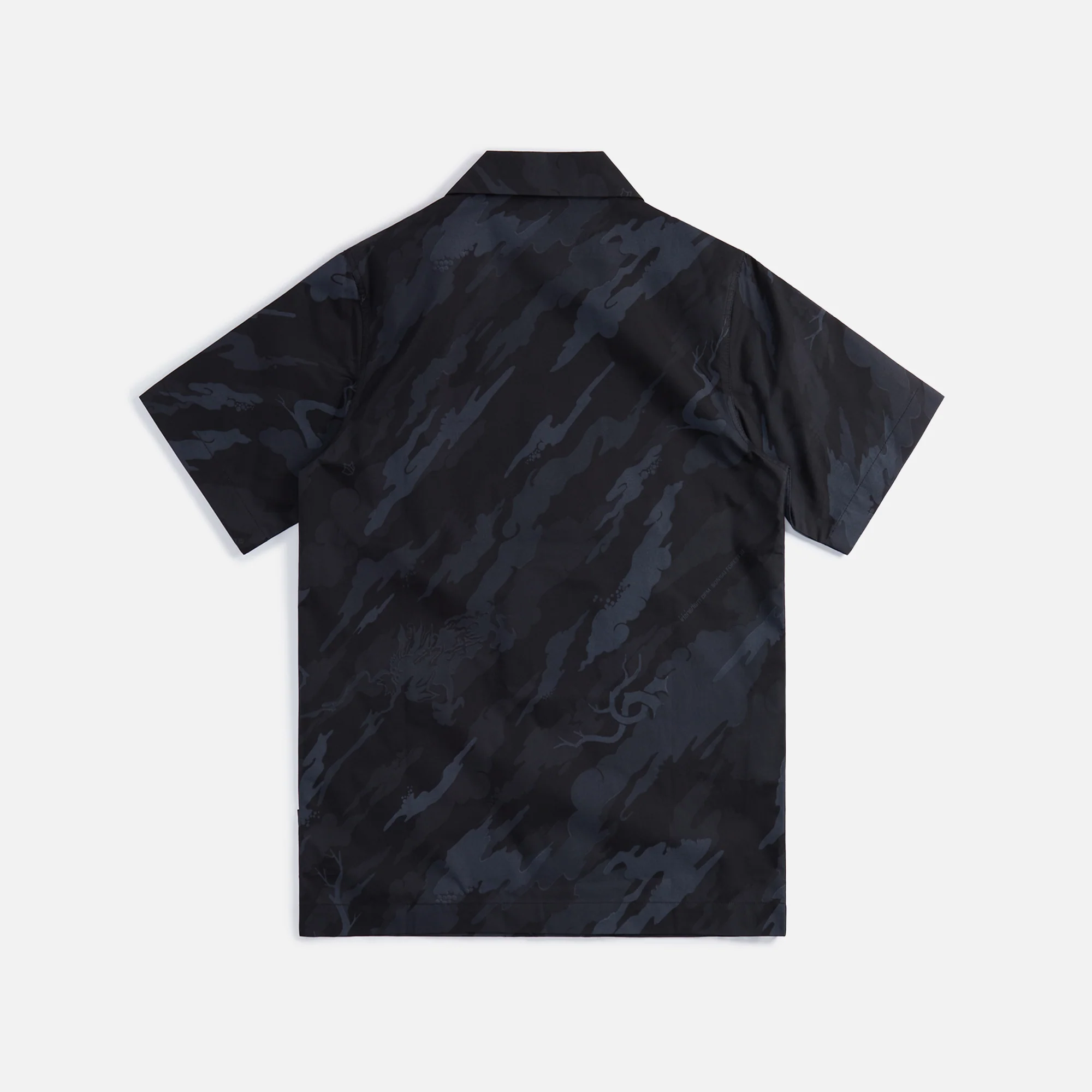 Maharishi Camo Camp Collar Shirt - Black - Image 2