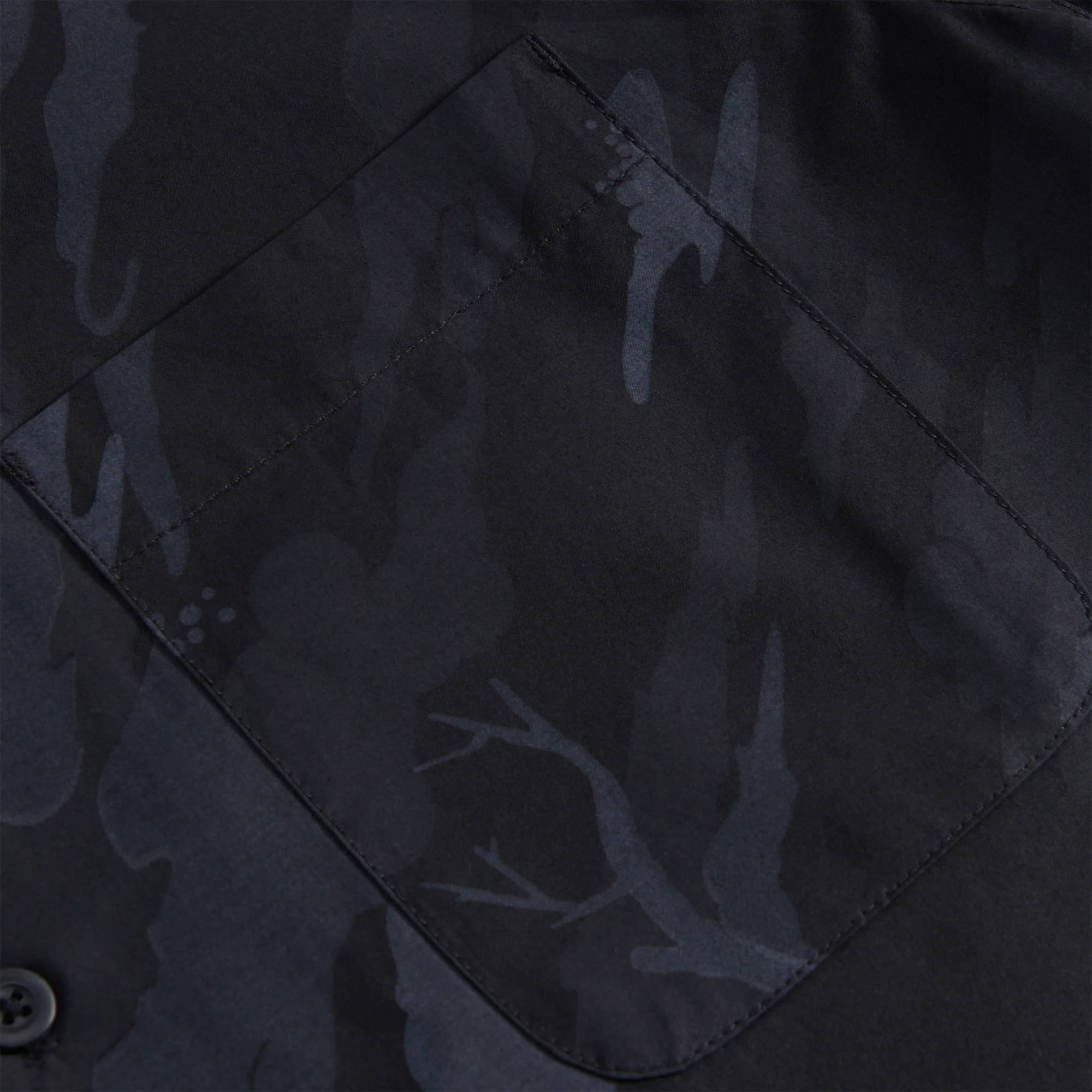Maharishi Camo Camp Collar Shirt - Black - Image 4