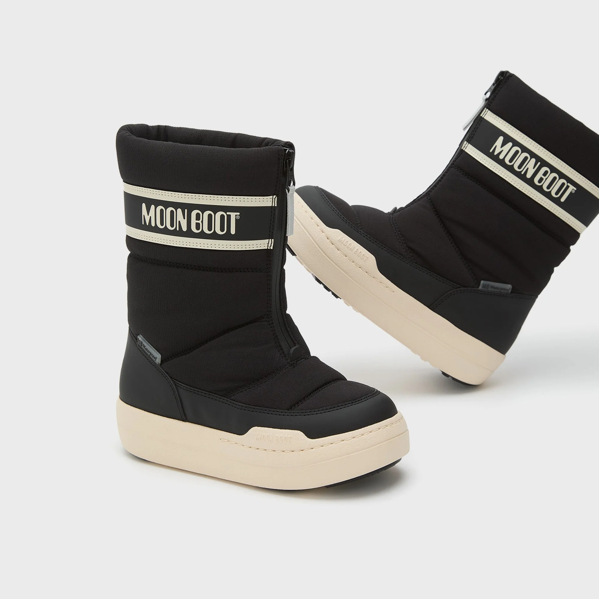 Moon Boot Junior Park Zip High Boot - Black - Image 2