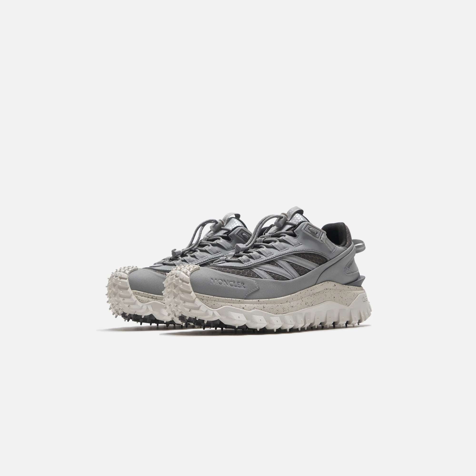 Moncler Trailgrip Low Top Sneakers - Silver - Image 2
