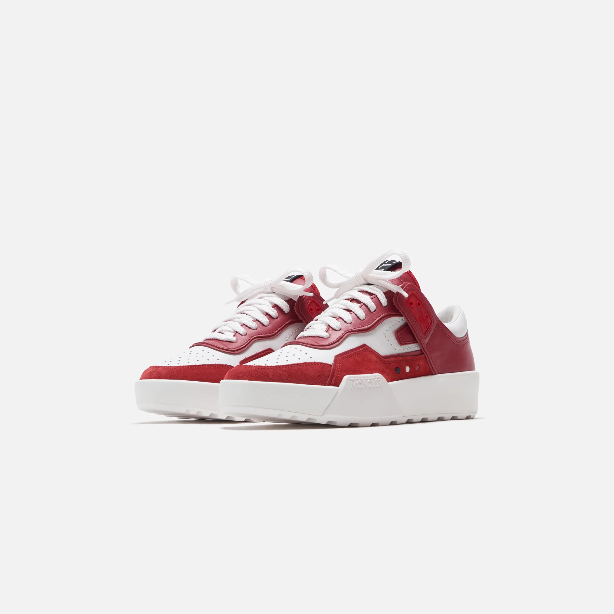 Moncler Promyx Space Low Top Sneakers - Red / White - Image 2