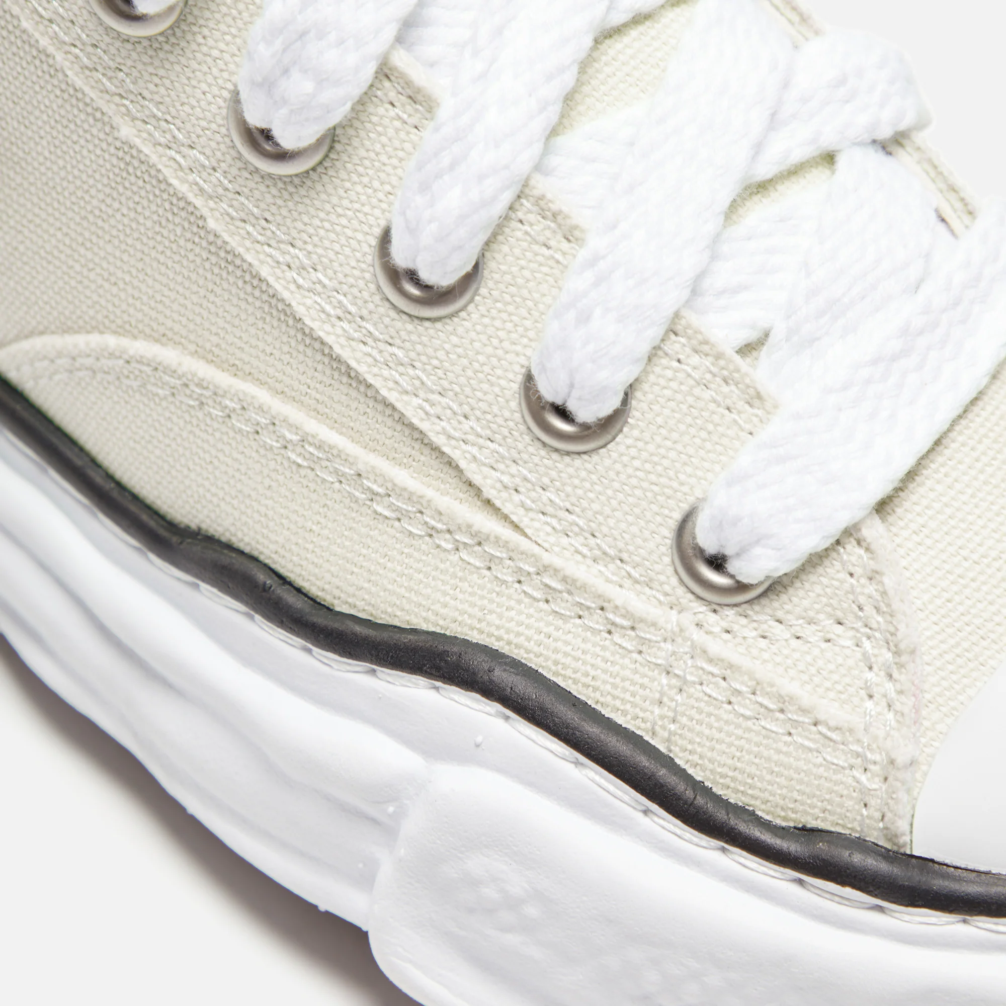 Mihara Yasuhiro Peterson Low OG Sole Canvas - White - Image 6