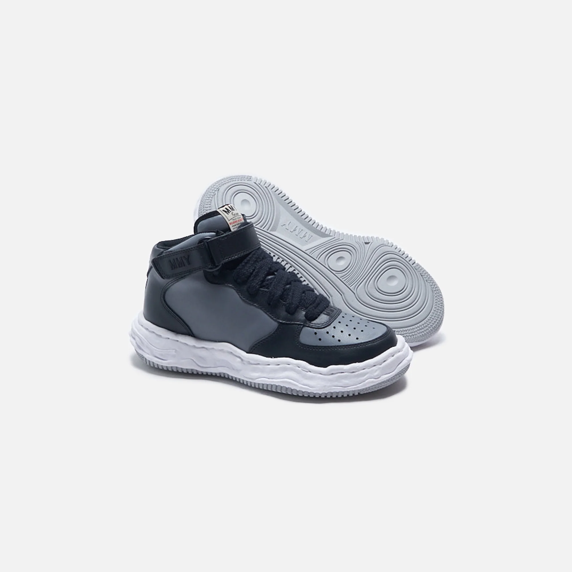 Mihara Yasuhiro Wayne - High Black / Grey - Image 3