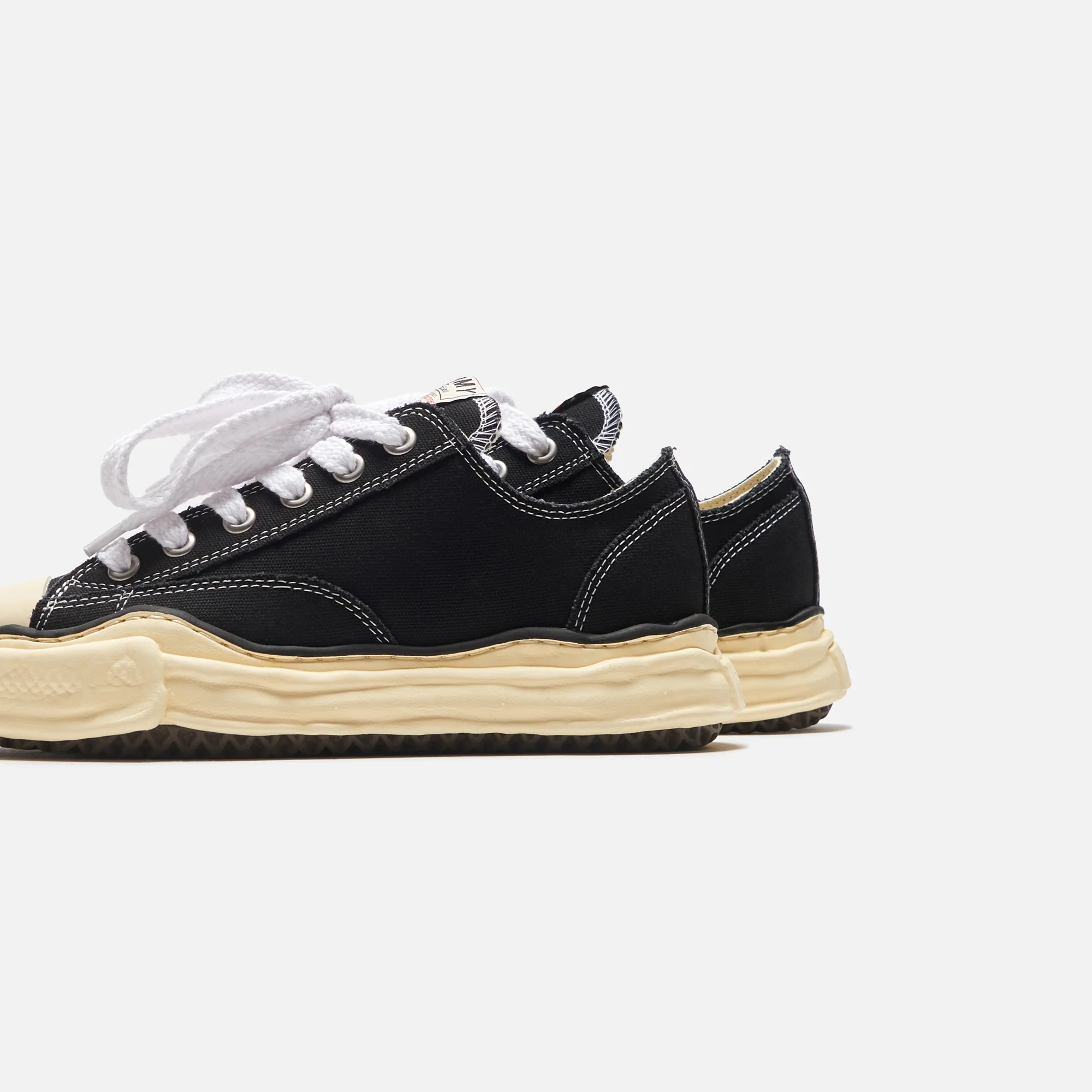 Mihara Yasuhiro Peterson Low Vintage Sole Canvas - Black - Image 3