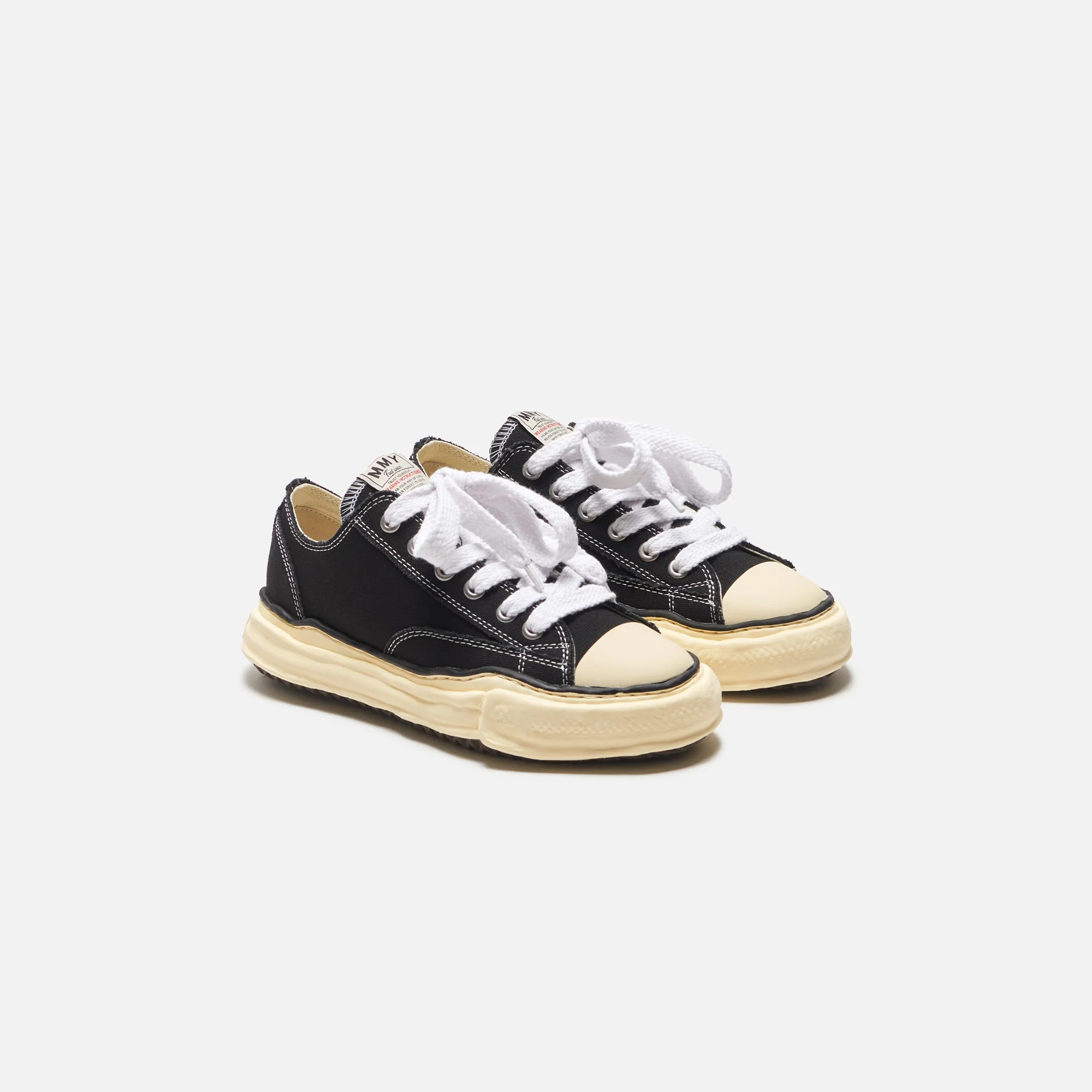 Mihara Yasuhiro Peterson Low Vintage Sole Canvas - Black - Image 4