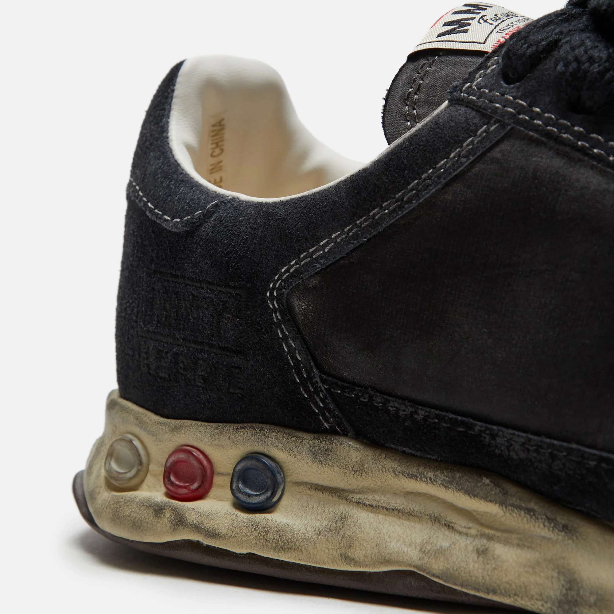Mihara Yasuhiro Herbie OG Sole Mix Material Low - Black - Image 6