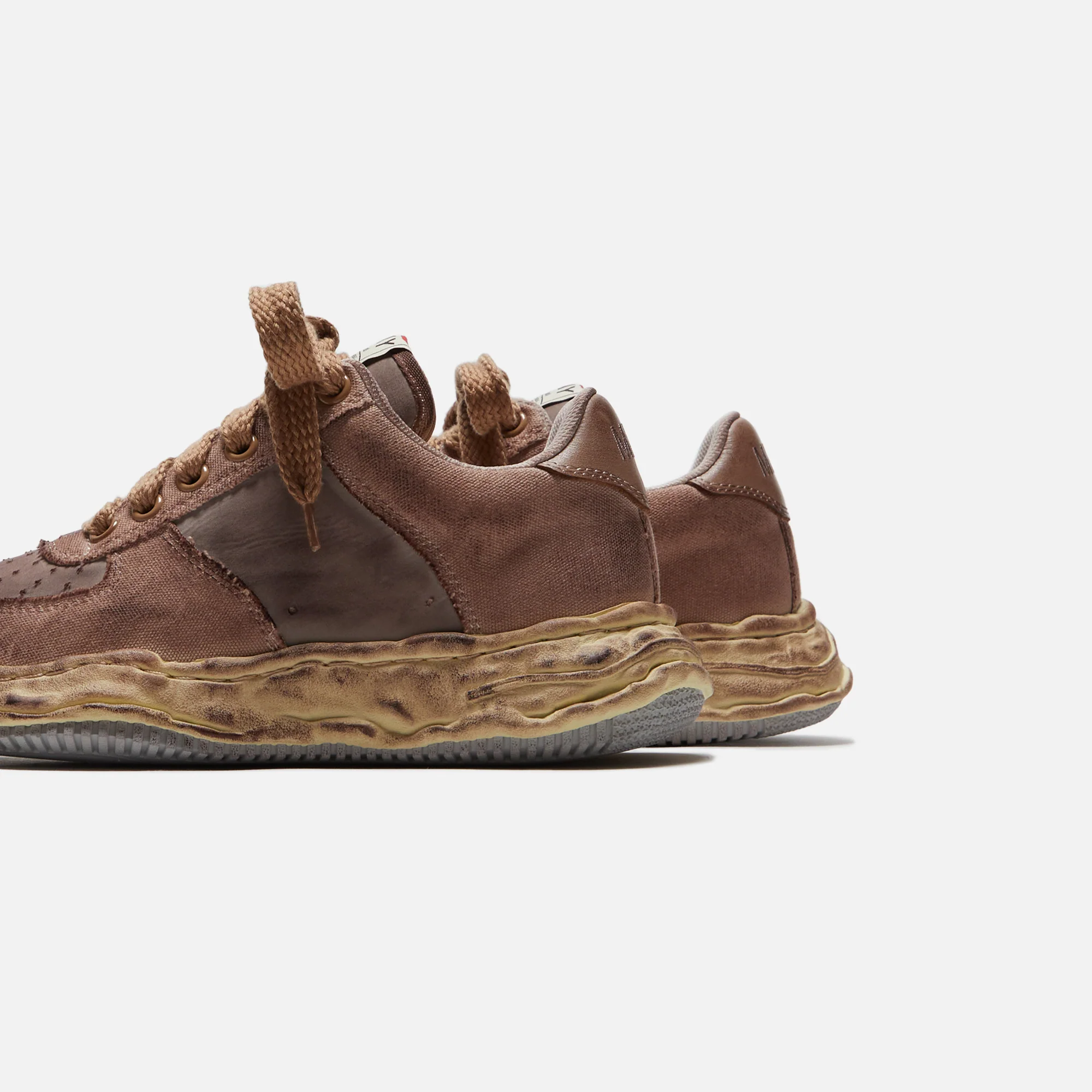 Mihara Yasuhiro Wayne OG Sole Mix Material Low - Brown - Image 3