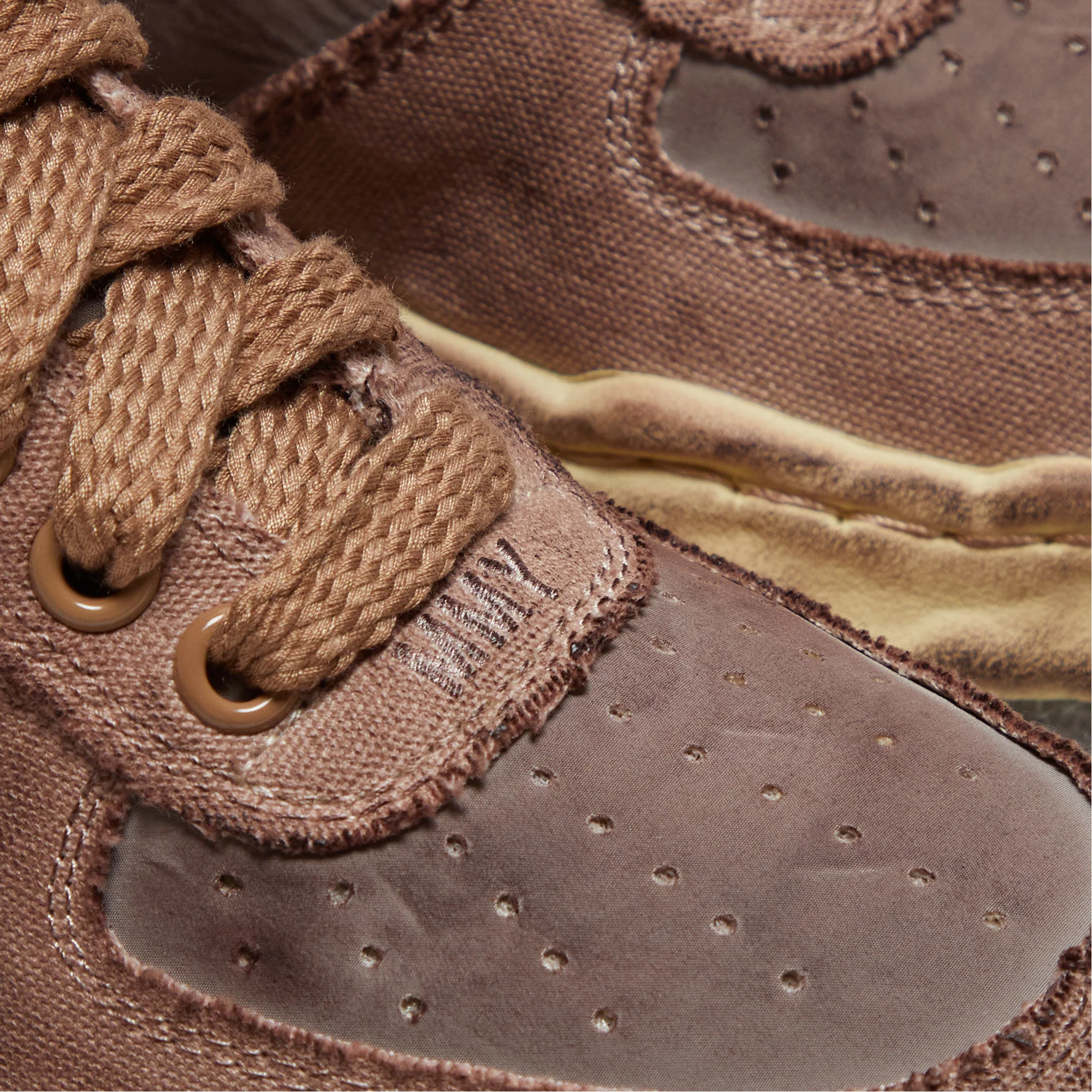 Mihara Yasuhiro Wayne OG Sole Mix Material Low - Brown - Image 5
