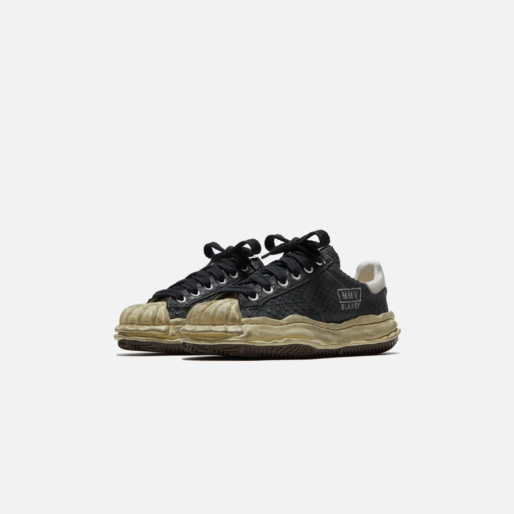 Mihara Yasuhiro Blakey OG Sole Leather Low - Black - Image 2