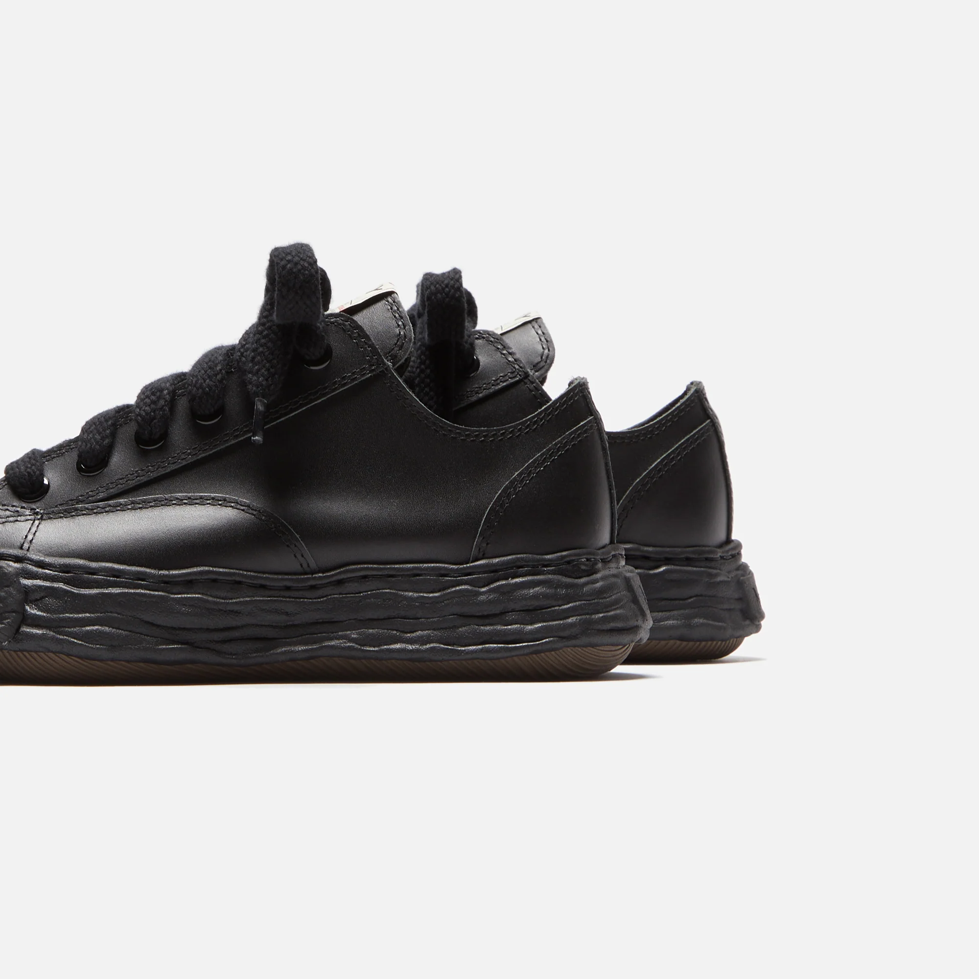Mihara Yasuhiro Peterson 23 Low OG Sole Leather - Black - Image 3