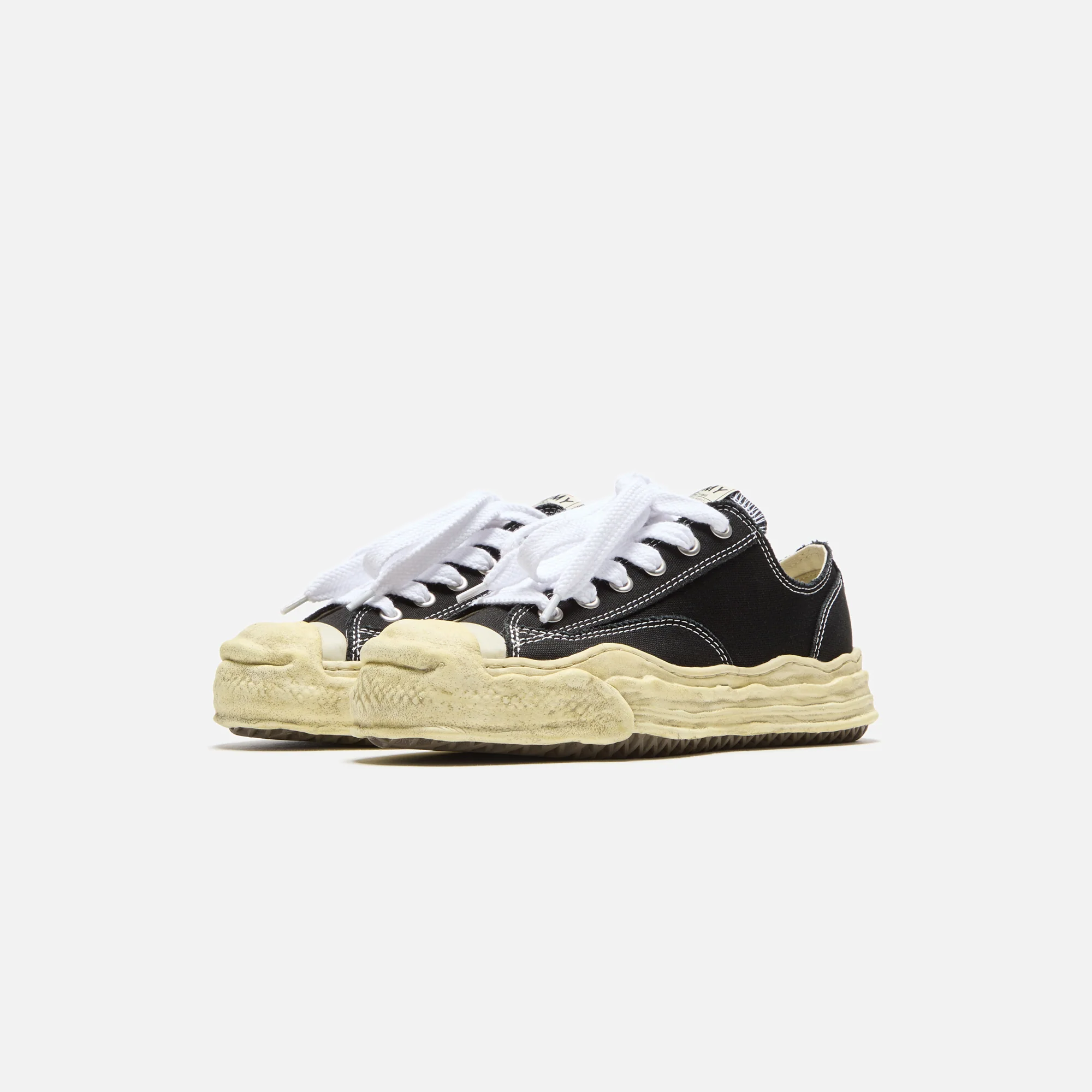 Mihara Yasuhiro Hank Original Sole Low Top - Garment Dyed Black - Image 2