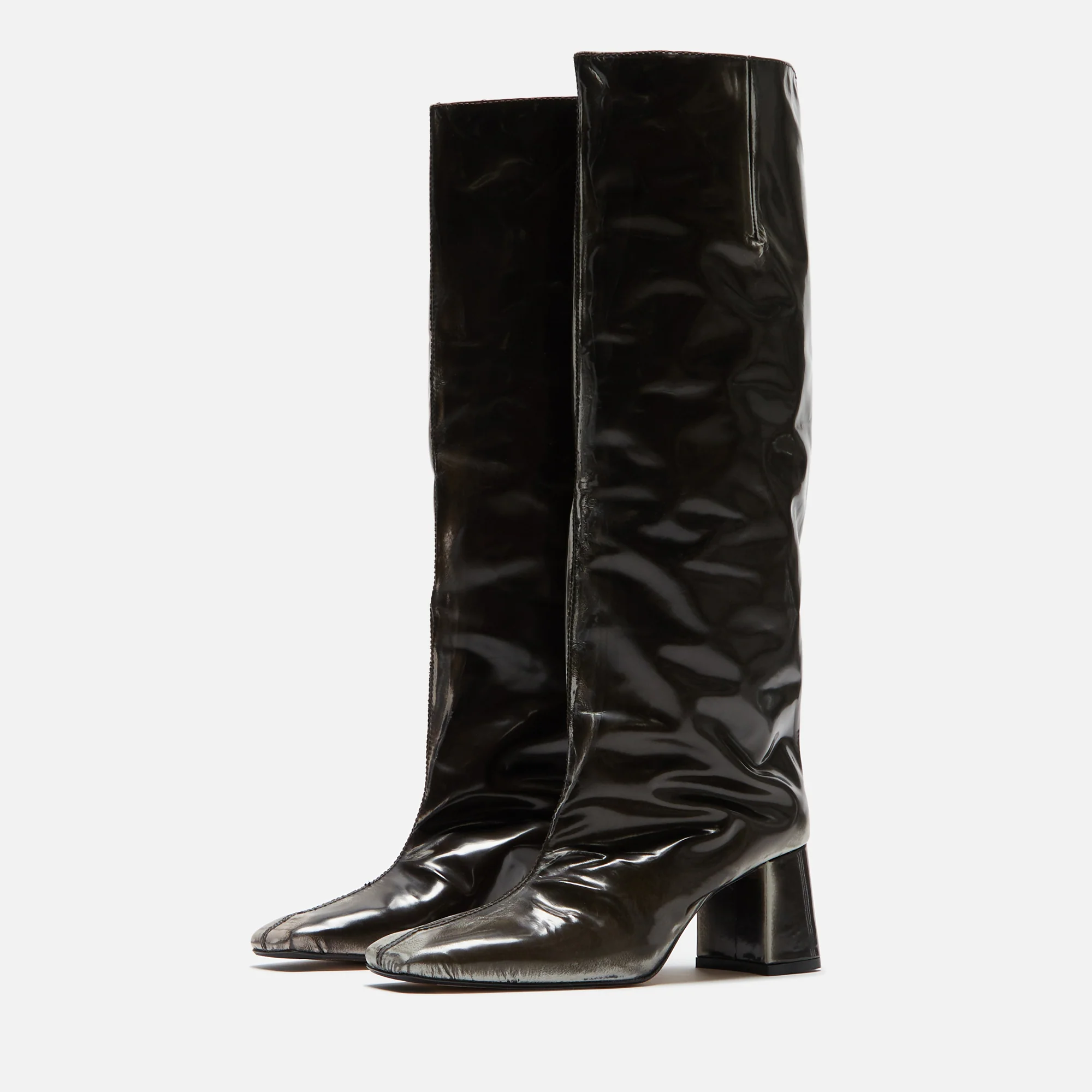 Miista Finola Tall Boots - Grey - Image 2
