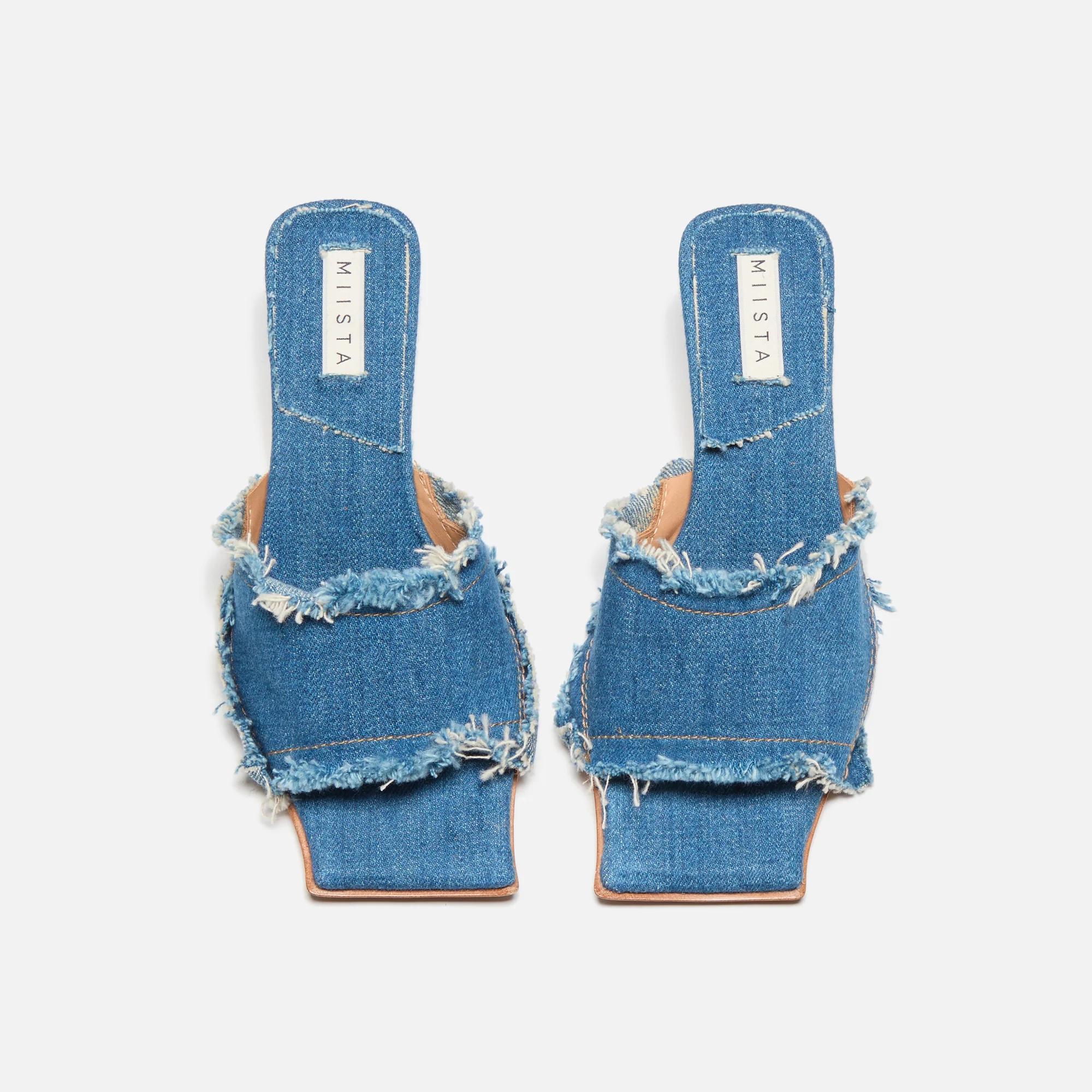 Miista Betina Denim Sandals - Blue - Image 4