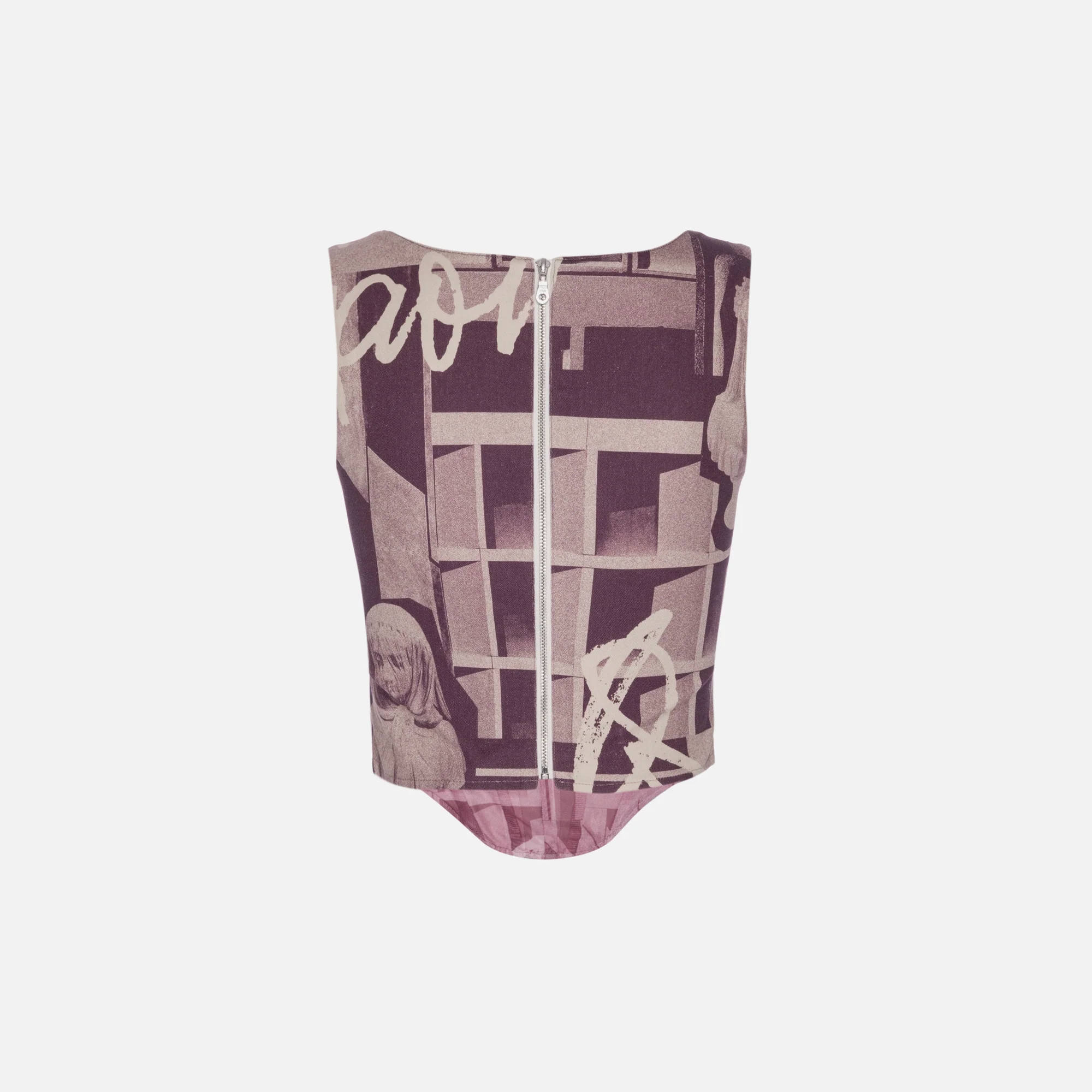 Miaou Campbell Corset - Stone Mauve - Image 2