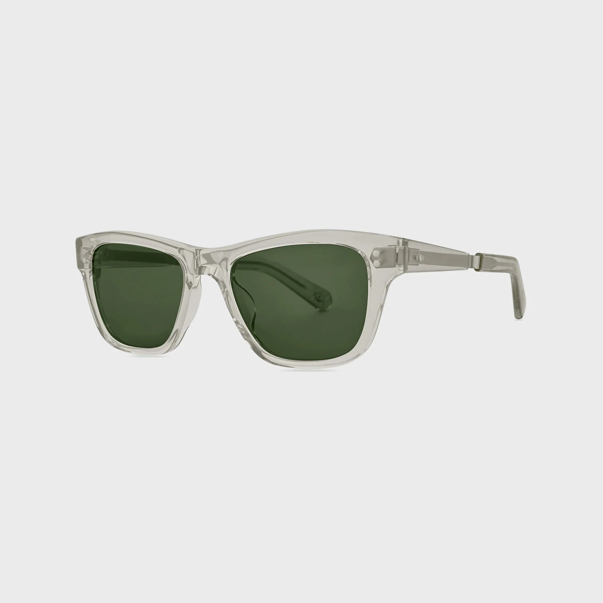 Garrett Leight Mr. Leight Damone Sunglass - Morning Dew / Matte Platinum - Image 2