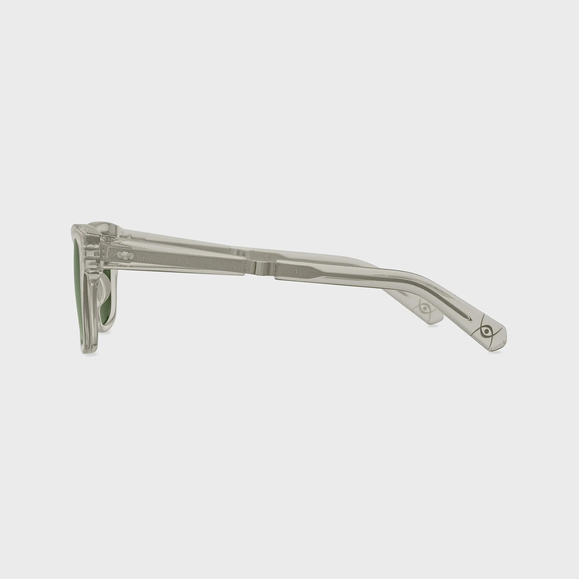 Garrett Leight Mr. Leight Damone Sunglass - Morning Dew / Matte Platinum - Image 3