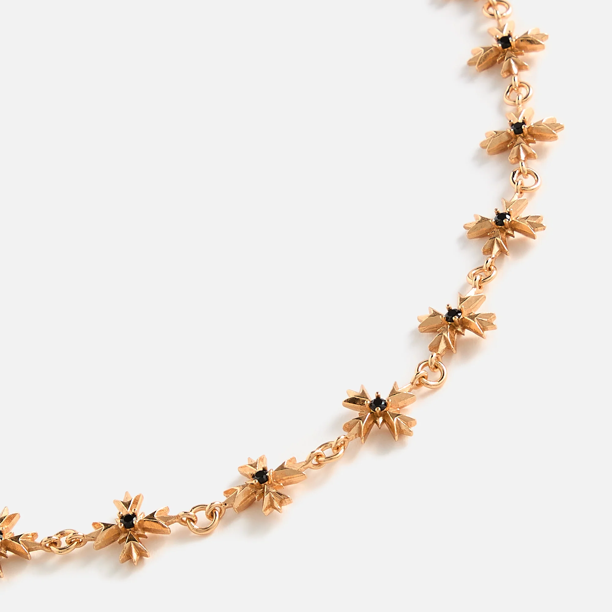 Emanuele Bicocchi Black Zirconia Crest Necklace - Gold - Image 2