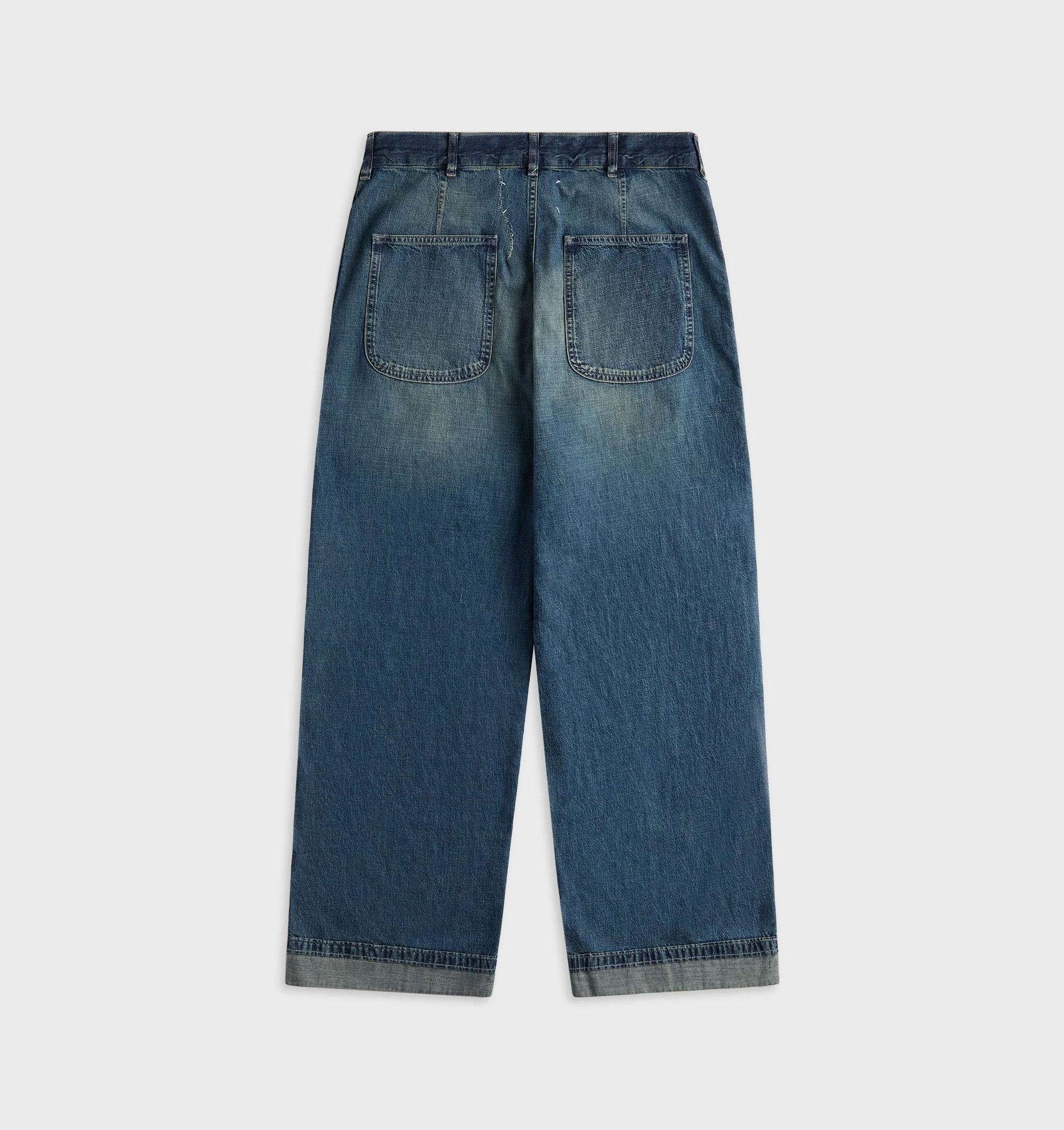 Maison Margiela Wide-Leg Jeans - Washed Blue - Image 2