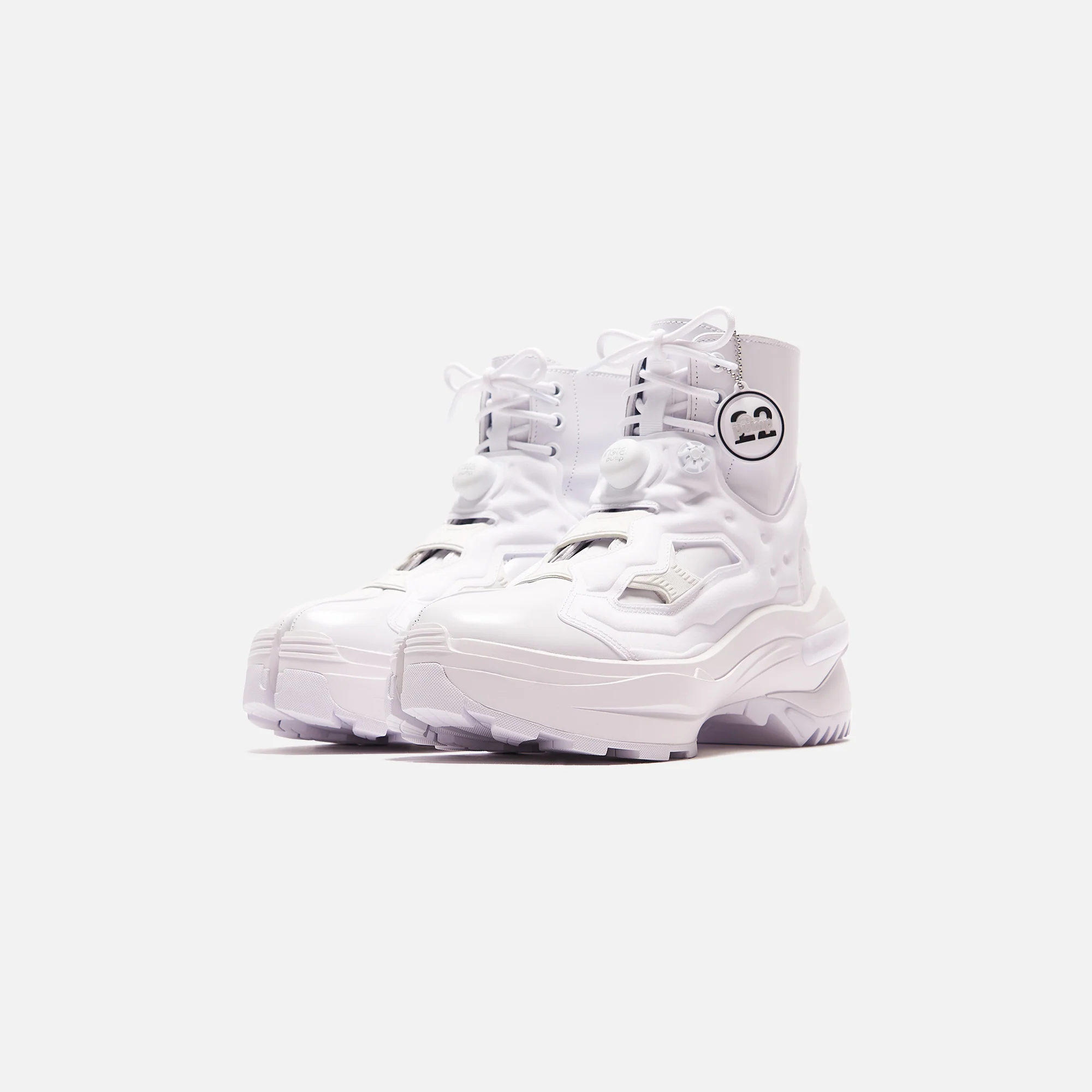 Maison Margiela x Reebok Pump Tabi Boot - White / White Matt - Image 5