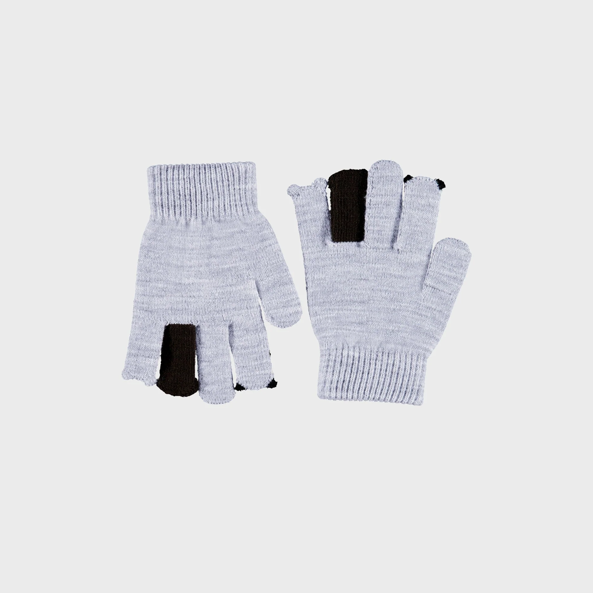 MOLO Kids Kenau Gloves - Grey Melange - Image 2