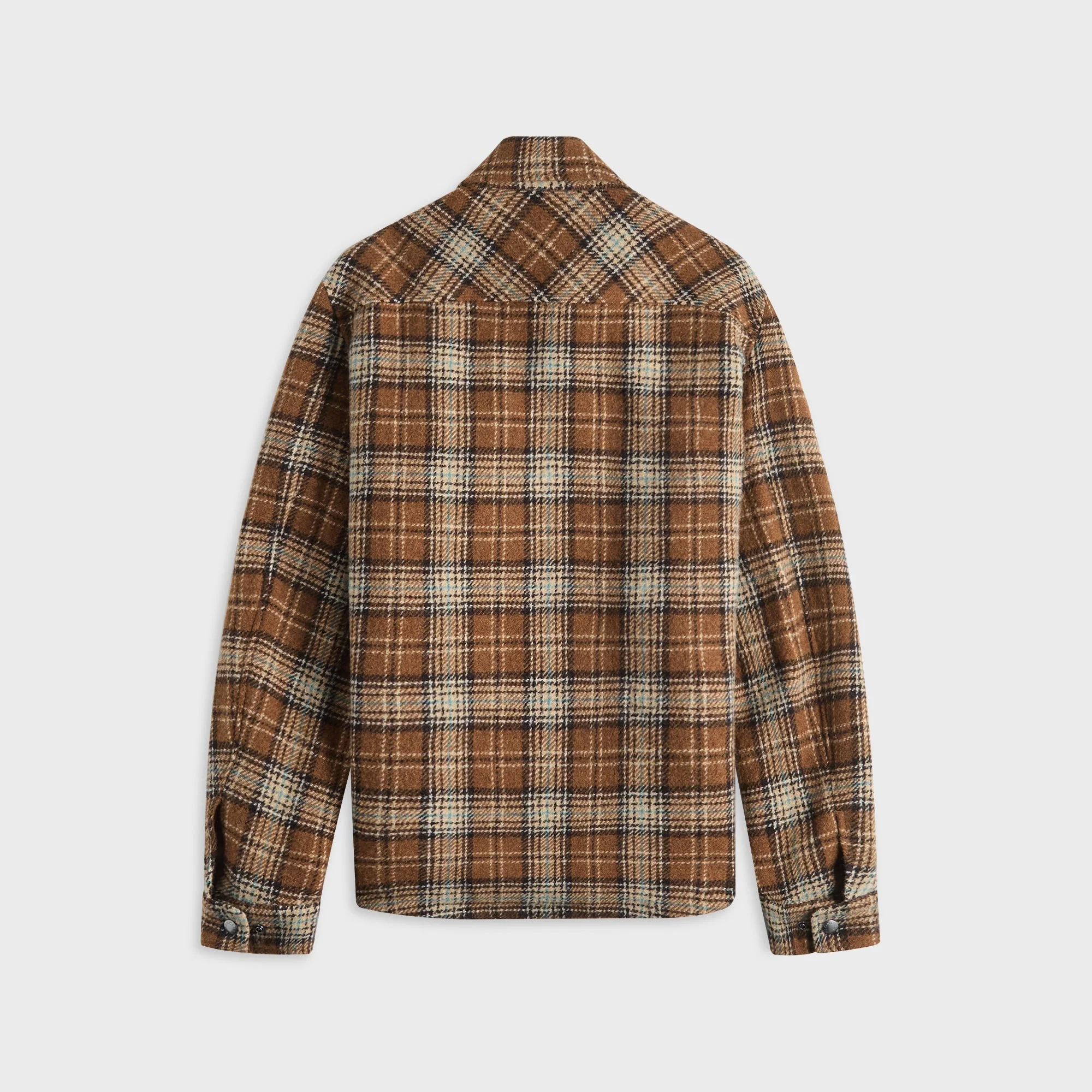 Moncler Plaid Shirt - Brown - Image 2