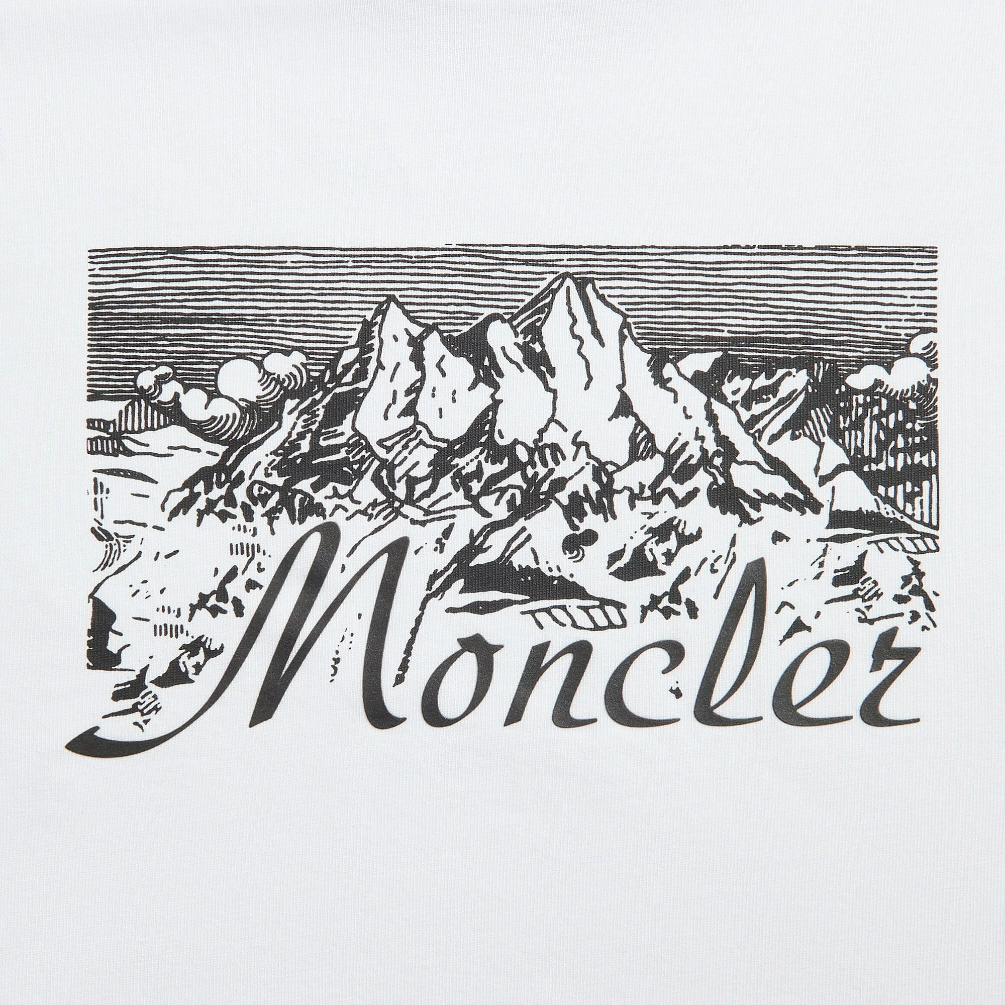 Moncler Tee - White - Image 3