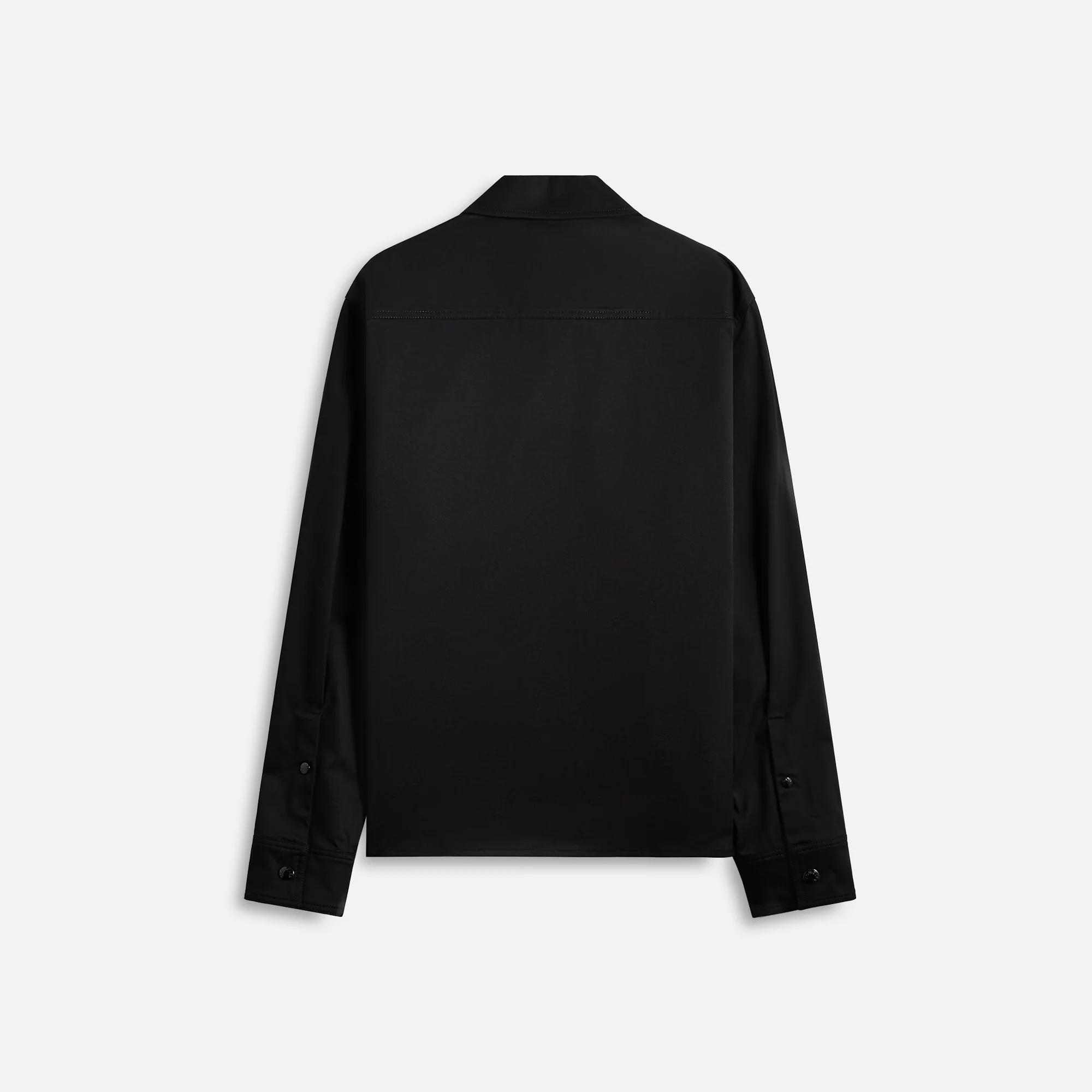 Moncler Gabardine Cotton Shirt - Black - Image 2