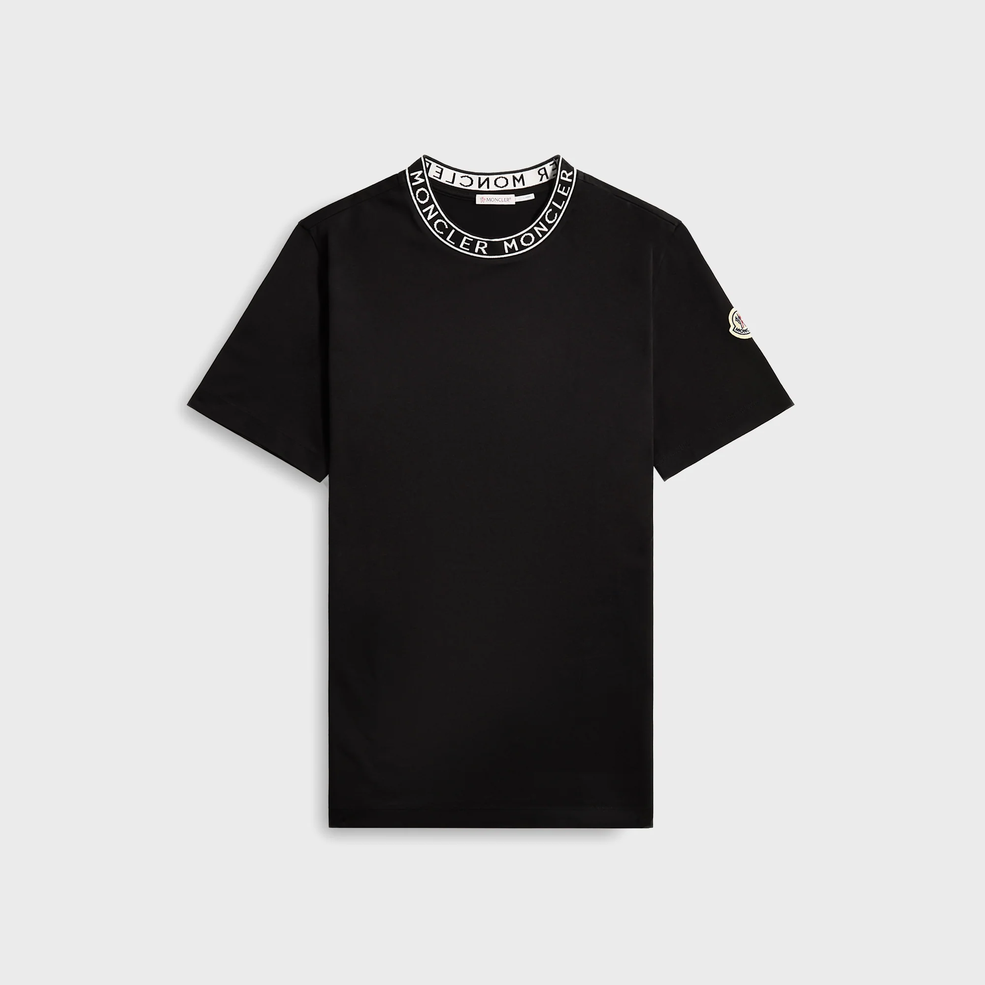Moncler Cotton Jersey Tee - Black