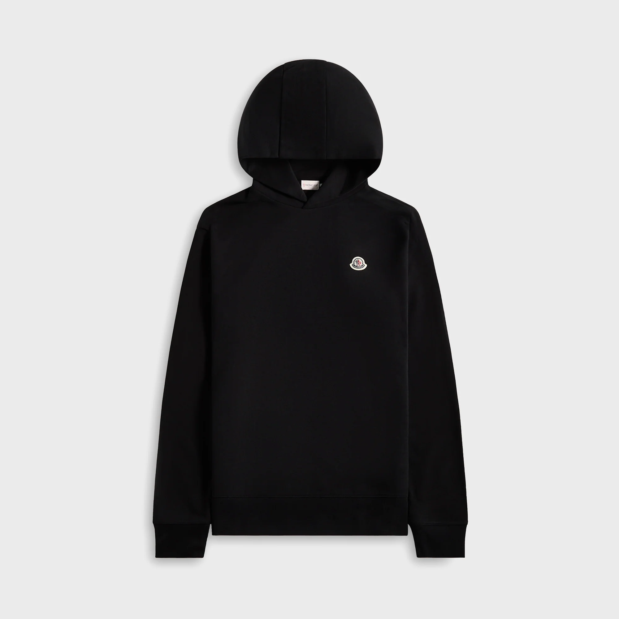 Moncler Fleece Hoodie Sweater - Black