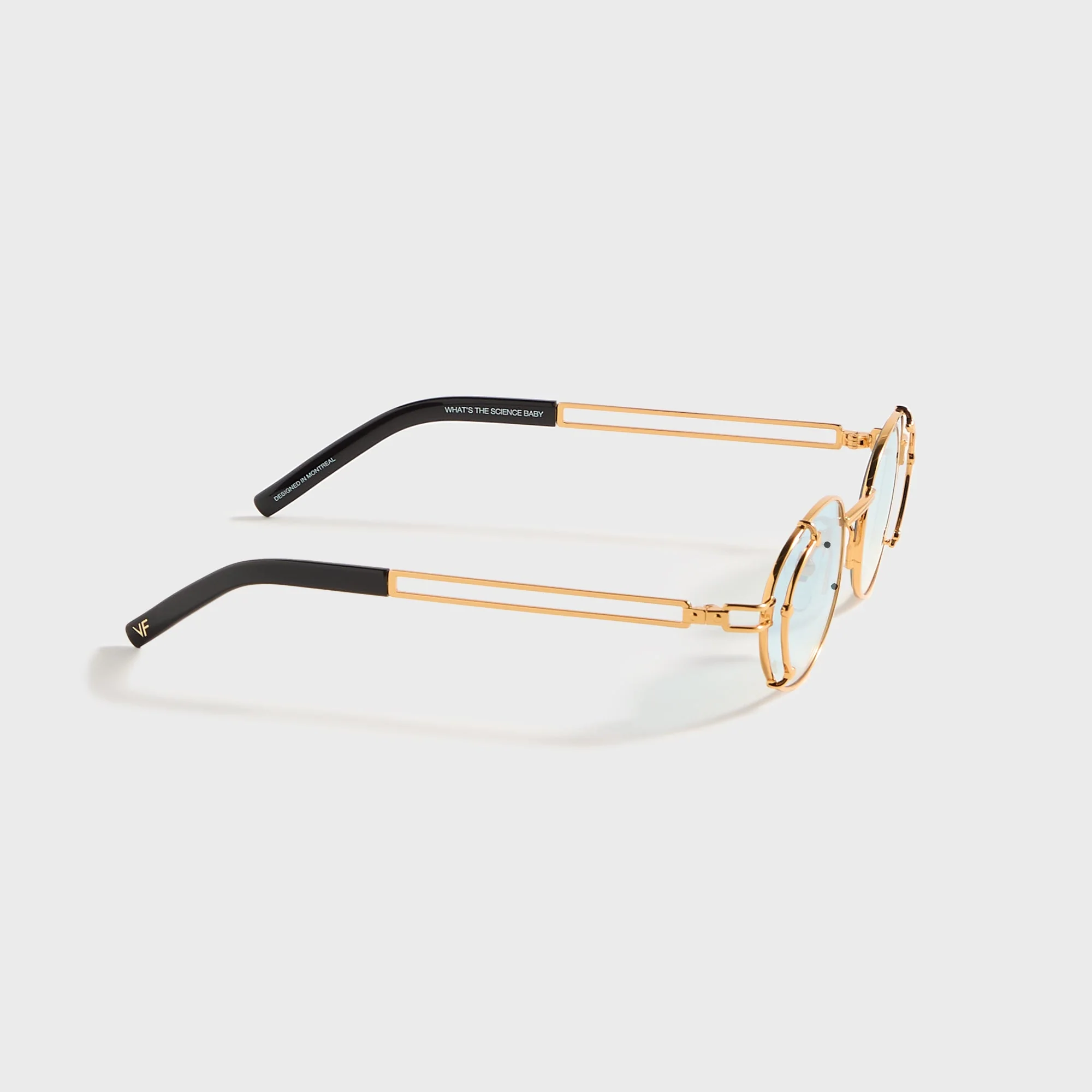 Vintage Frames Knowledge 24KT - Yellow Gold / Tiffany Blue - Image 2