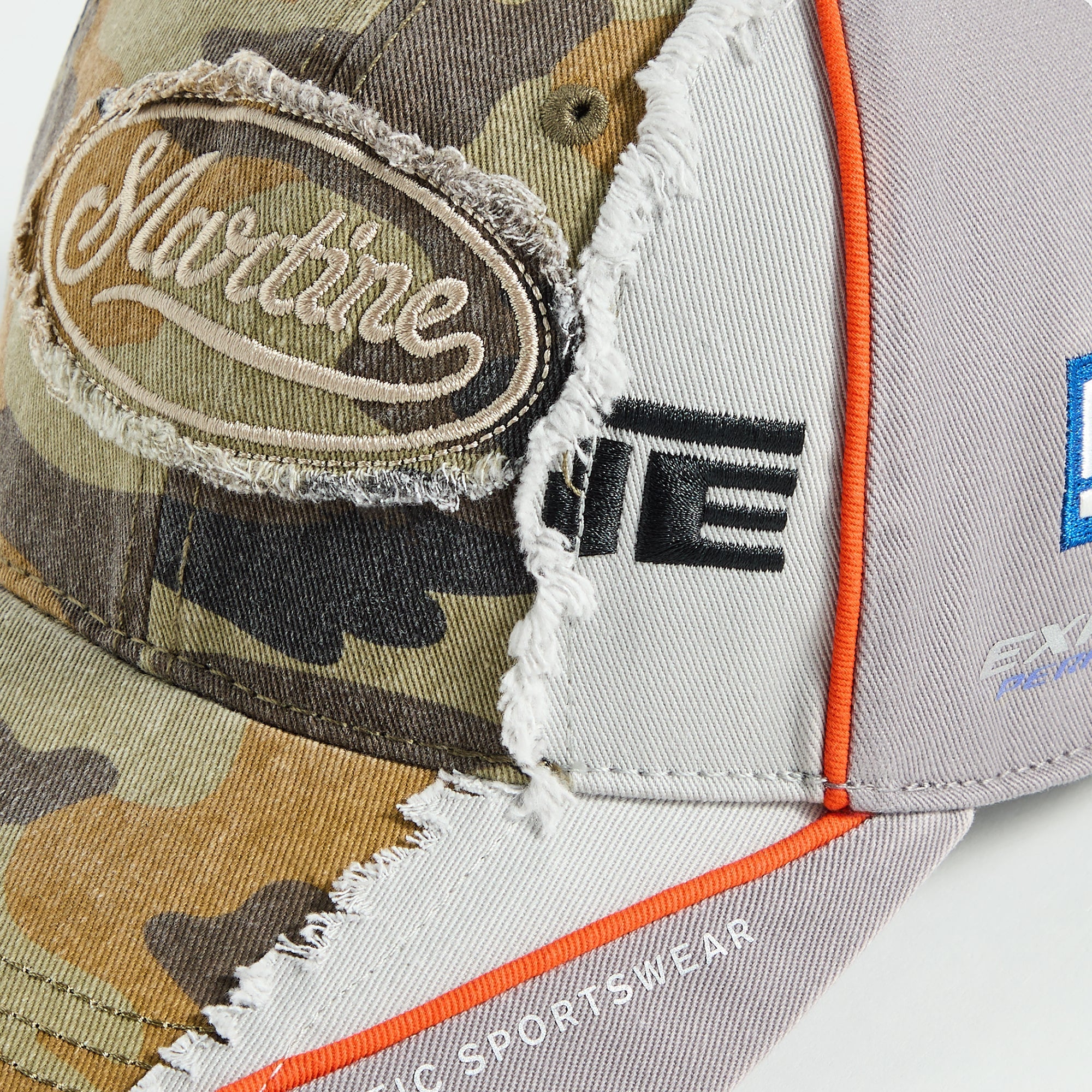 Martine Rose Collage Cap - Green Camo - Image 3