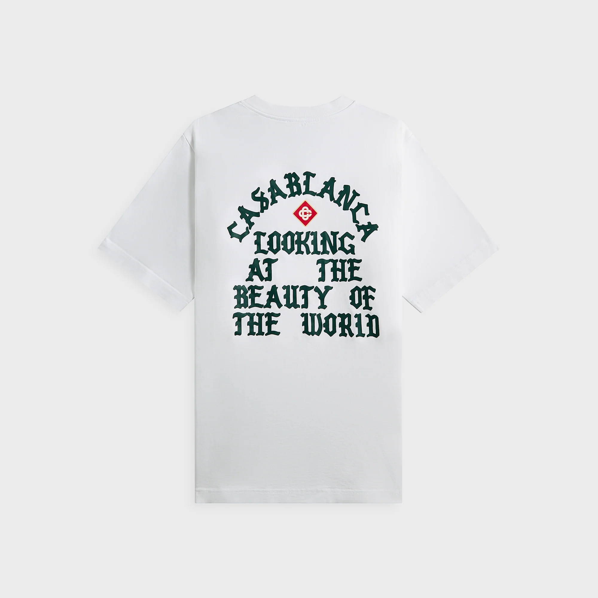 Casablanca Looking At The Beauty Of The World Printed Tee - White - Image 2