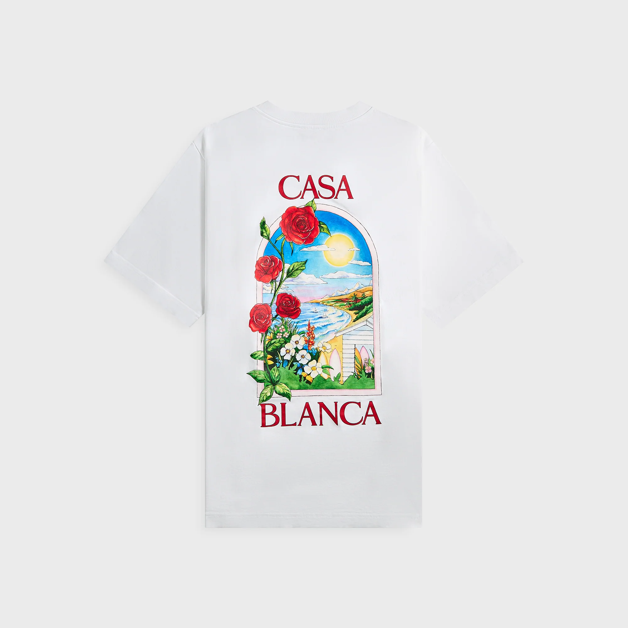 Casablanca La Days Printed Tee - White - Image 2
